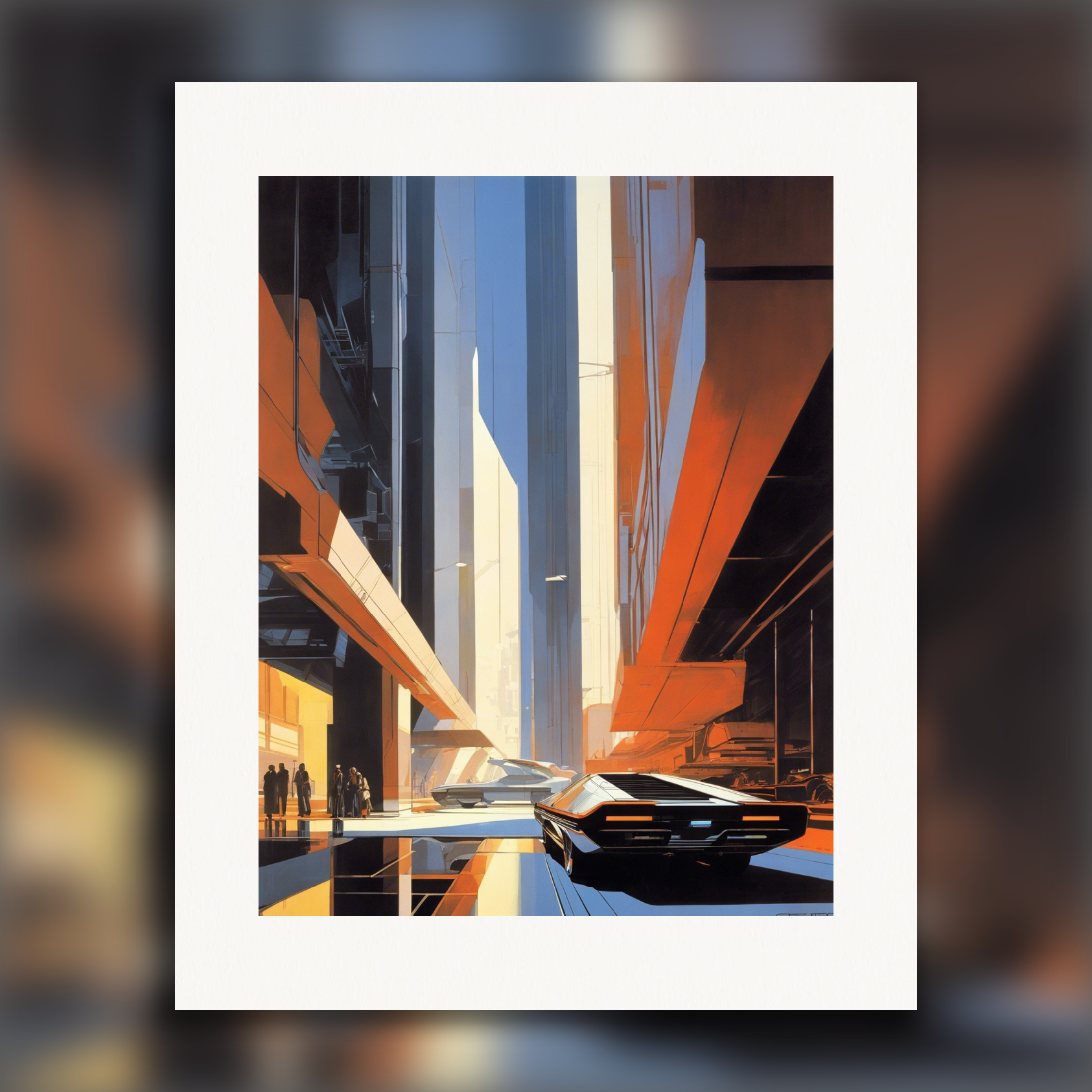 Moderne Amerikaanse industriële vormgeving - Poster