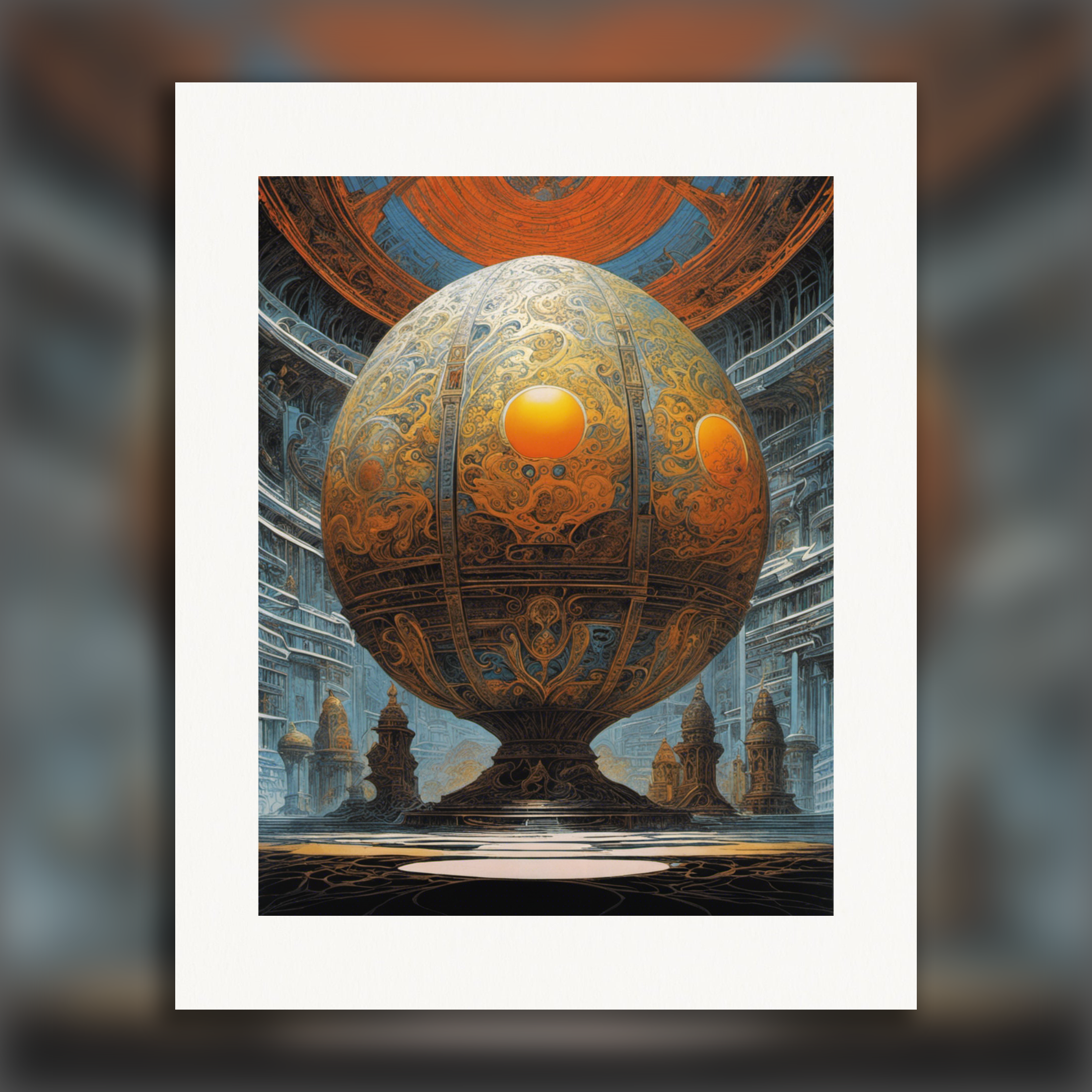 Métal hurlant (stripverhaal), Ei - Poster