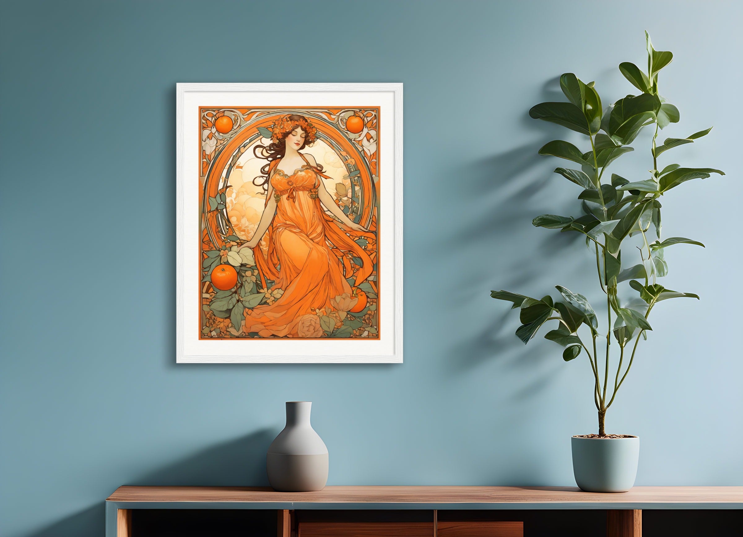 Poster with wood frame: ,