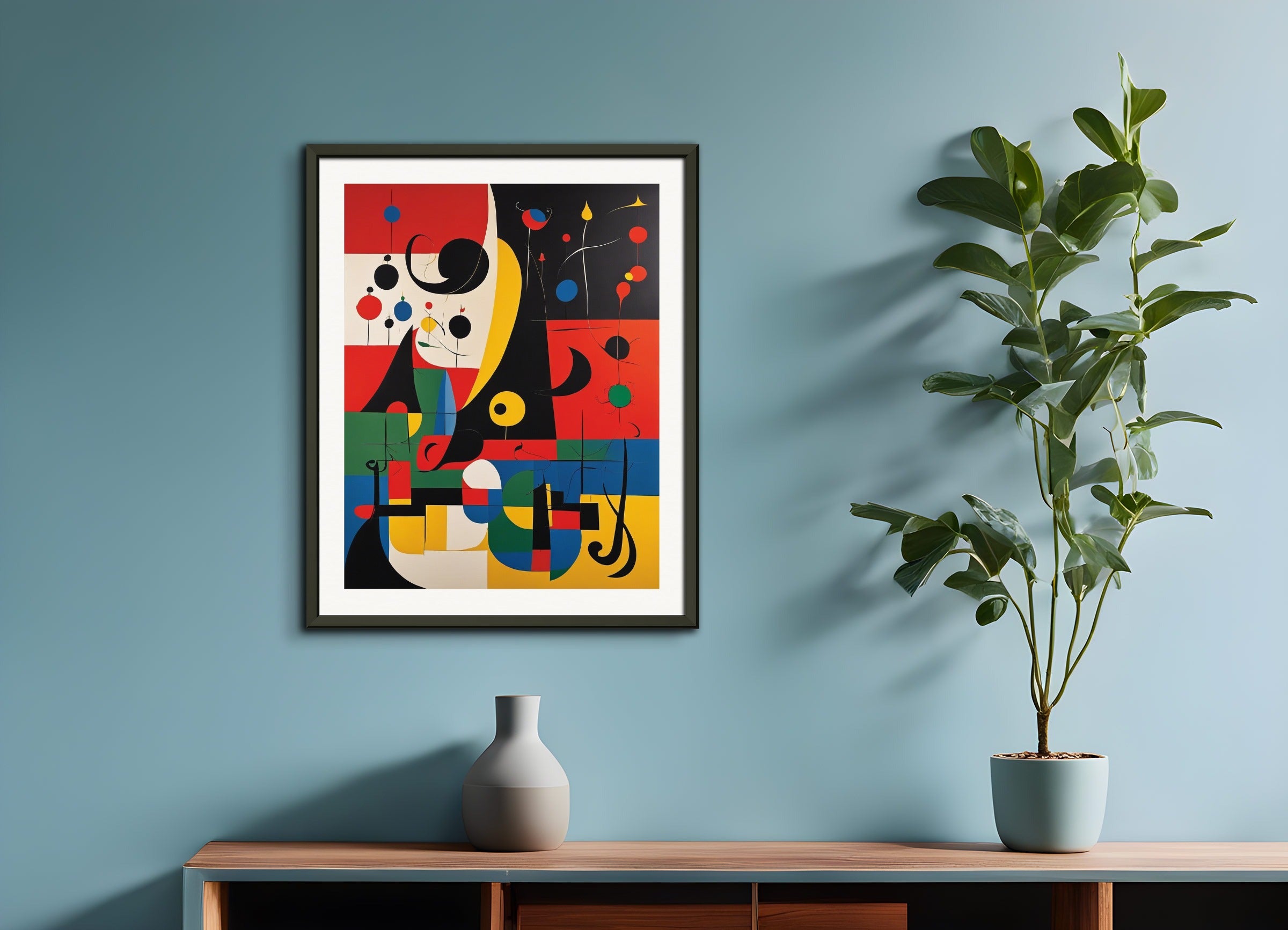 Poster with metal frame: Catalan surreal movement,