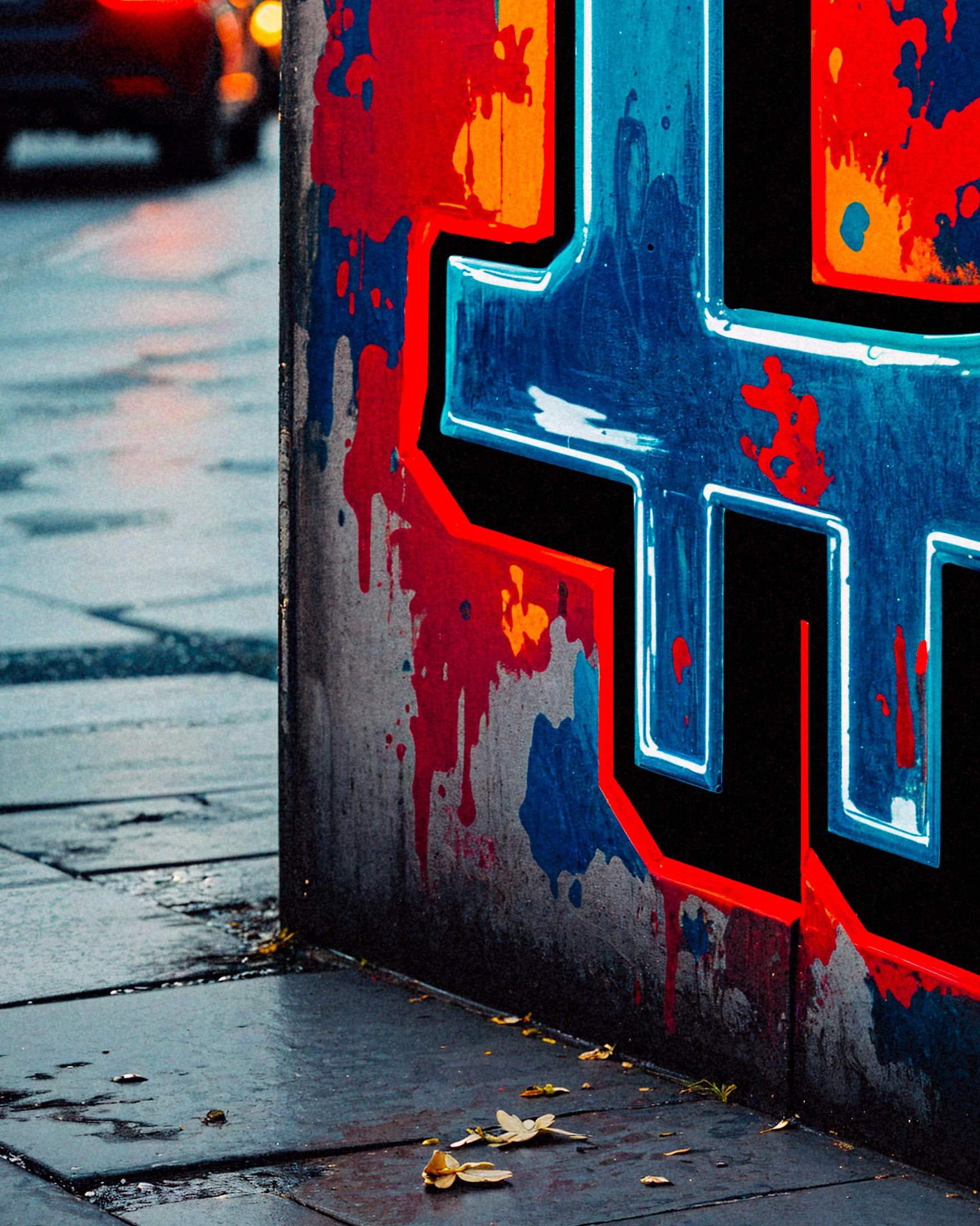 Bitcoin Straatkunst - Poster