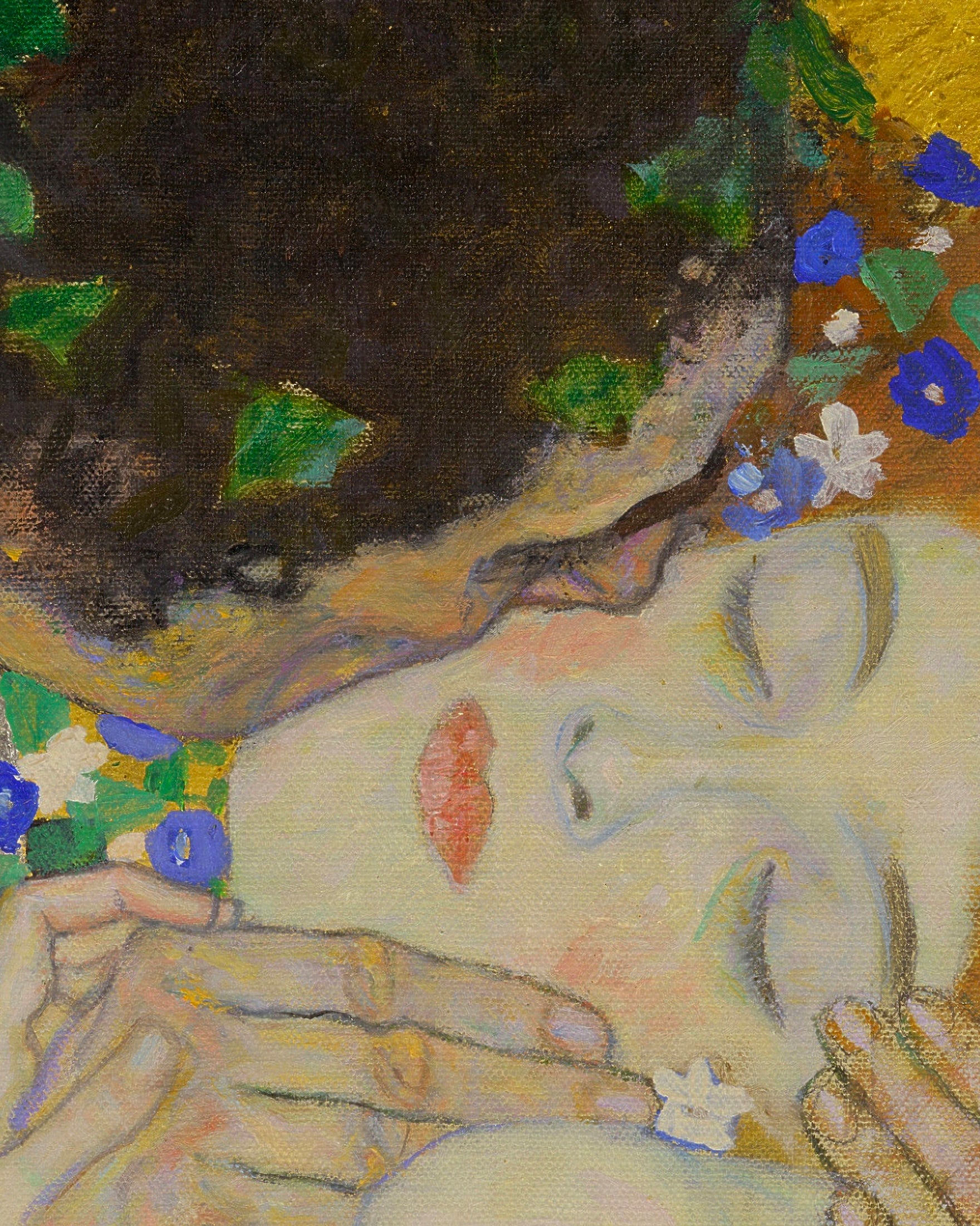Gustav Klimt Afdruk - De Kus Poster