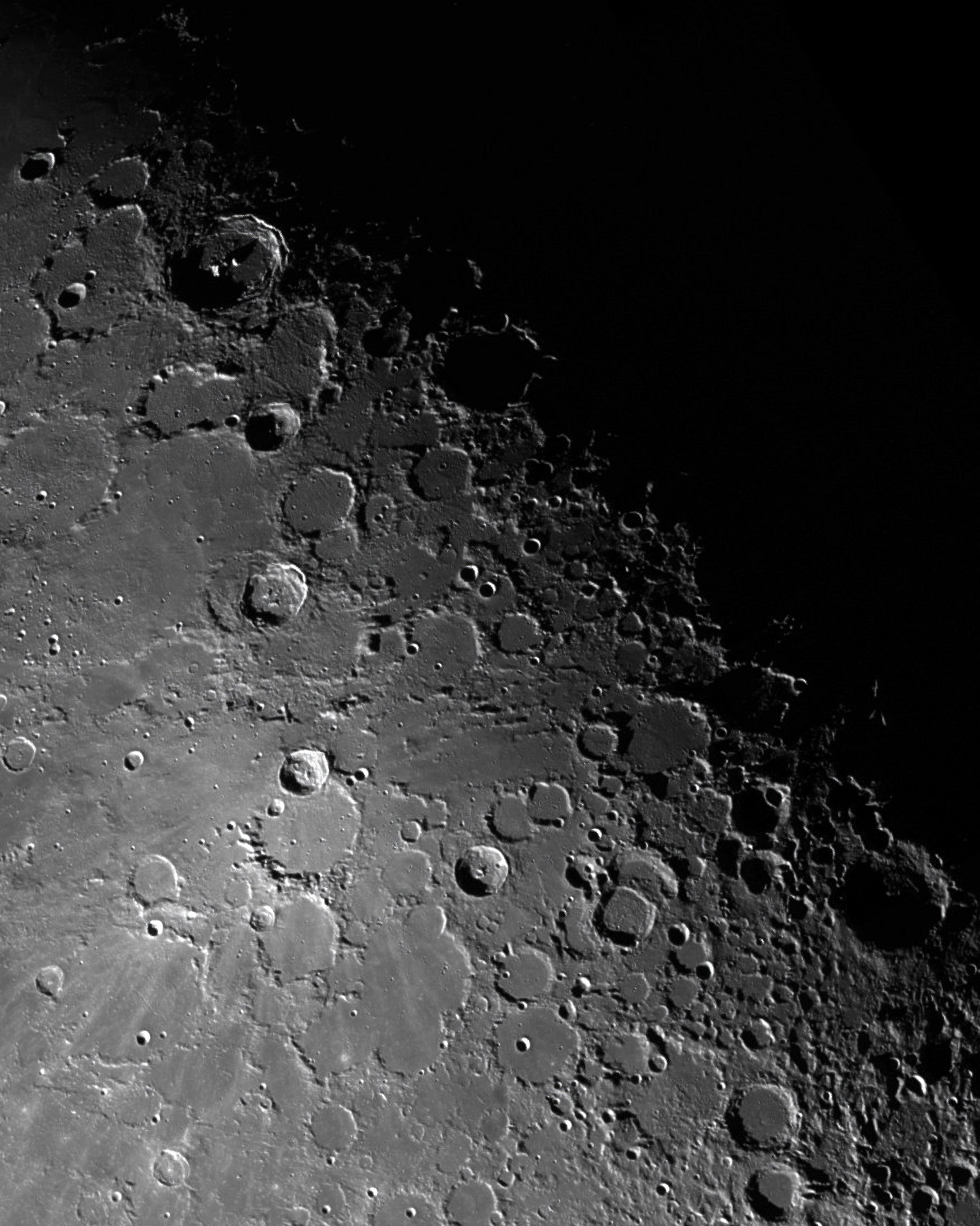 Astronomie poster, de Maan