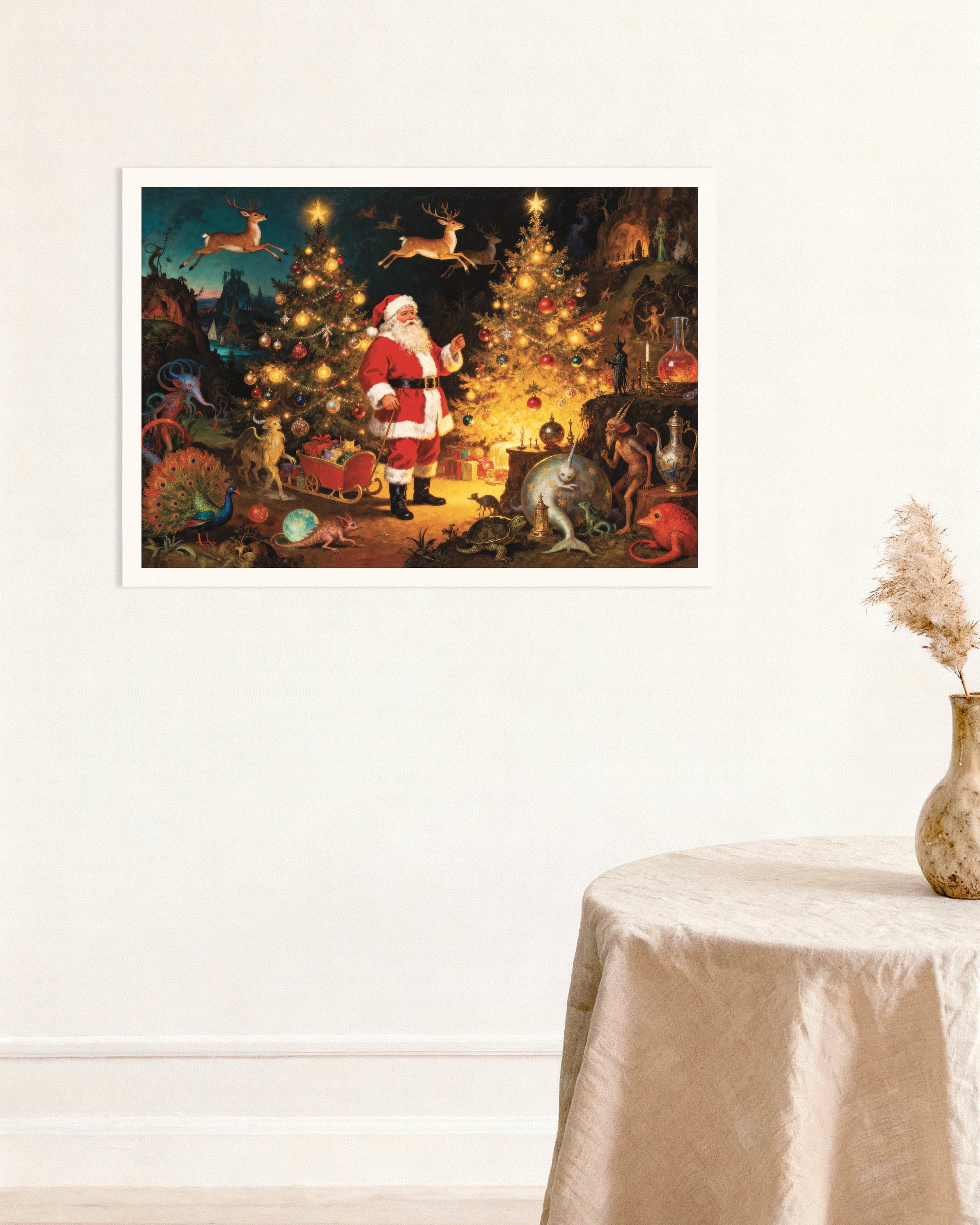 Poster of A strange and fantastic Christmas poster