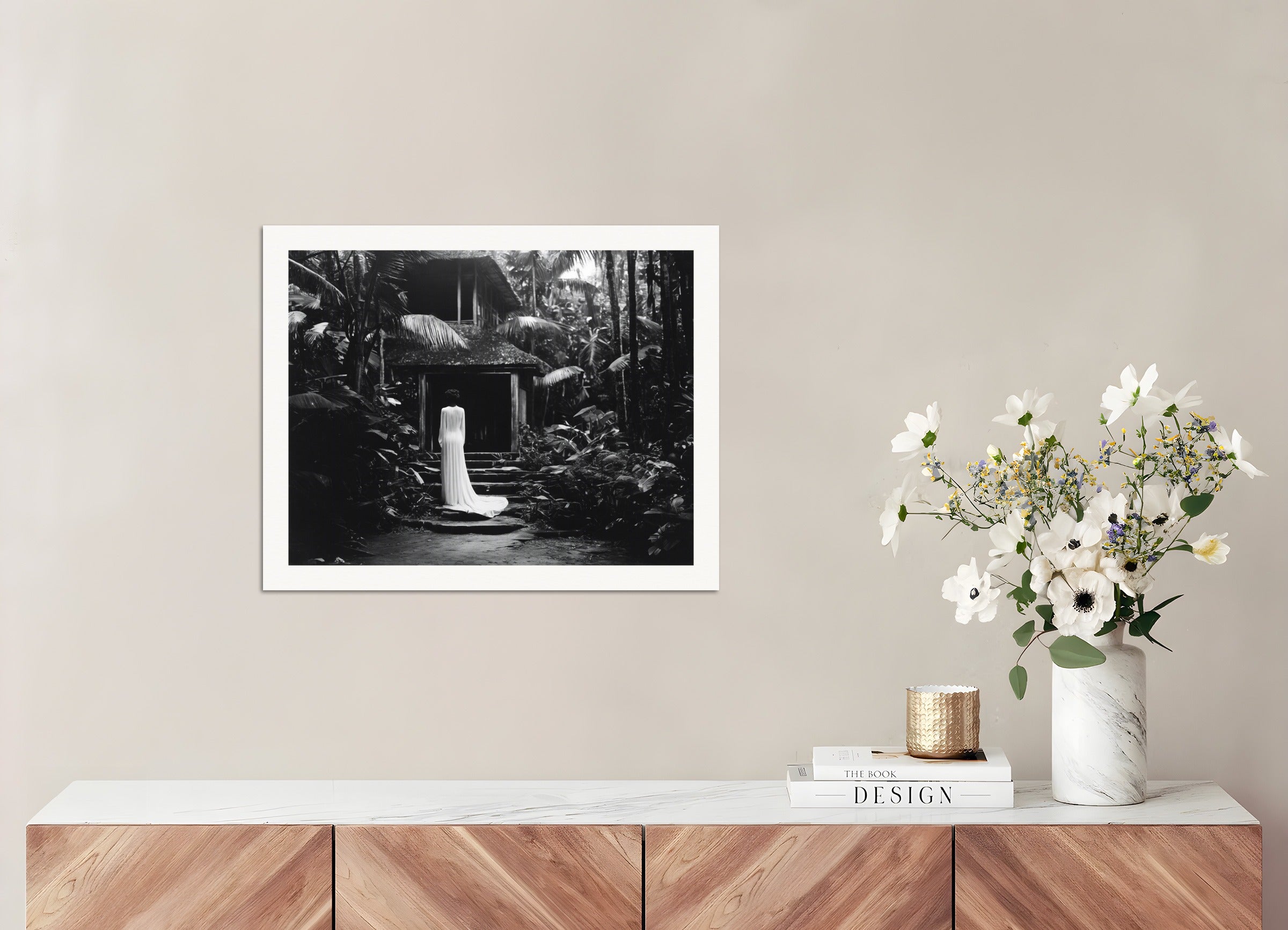 Poster: XXth century american pictorialist and romantic photography of the 20th century, black and white,