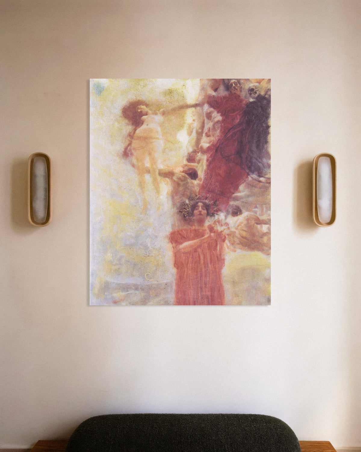Poster Compositieschets voor De Geneeskunde (1897–1898) van Gustav Klimt