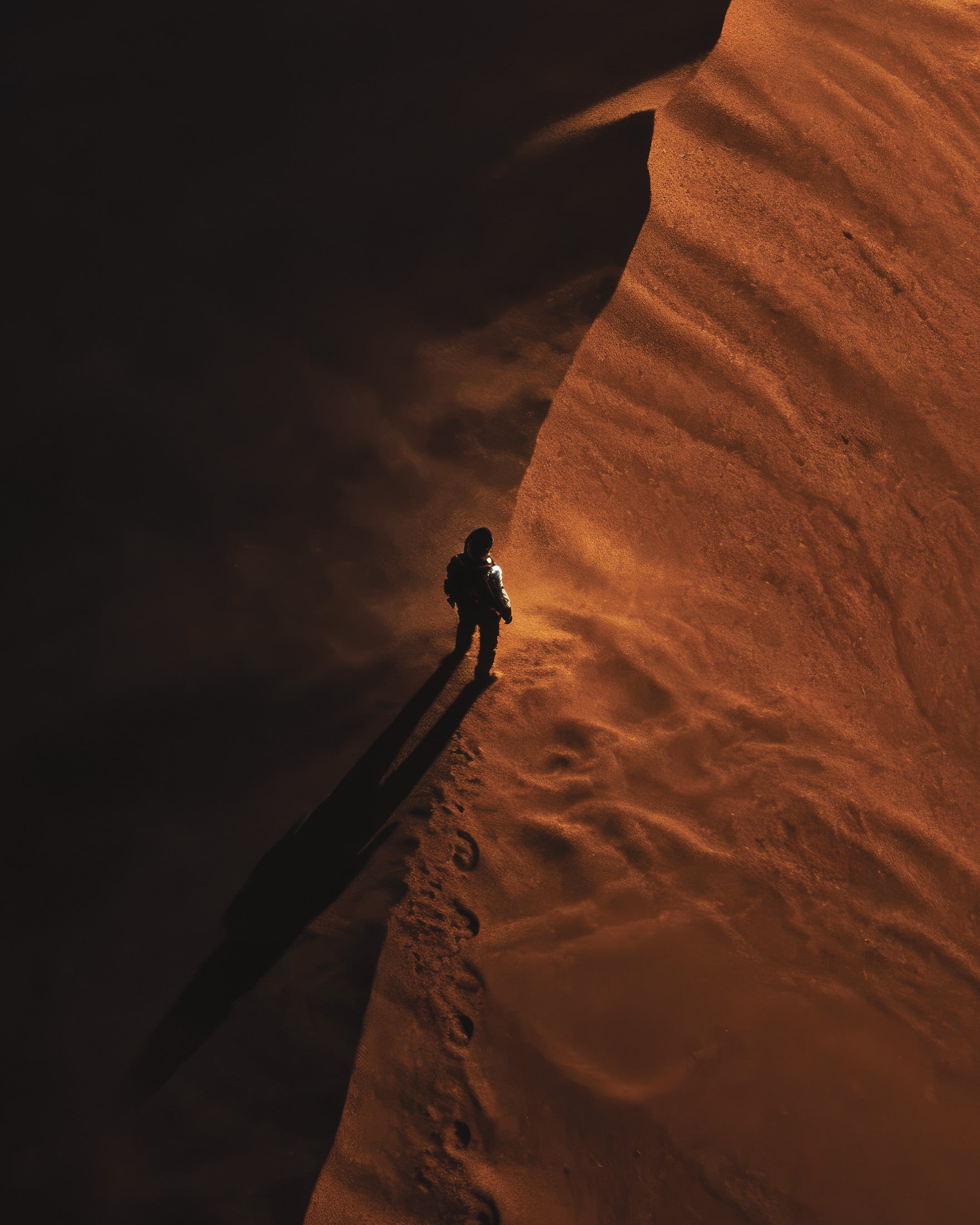 Dune Ridge Poster, Woestijn Horizon Poster