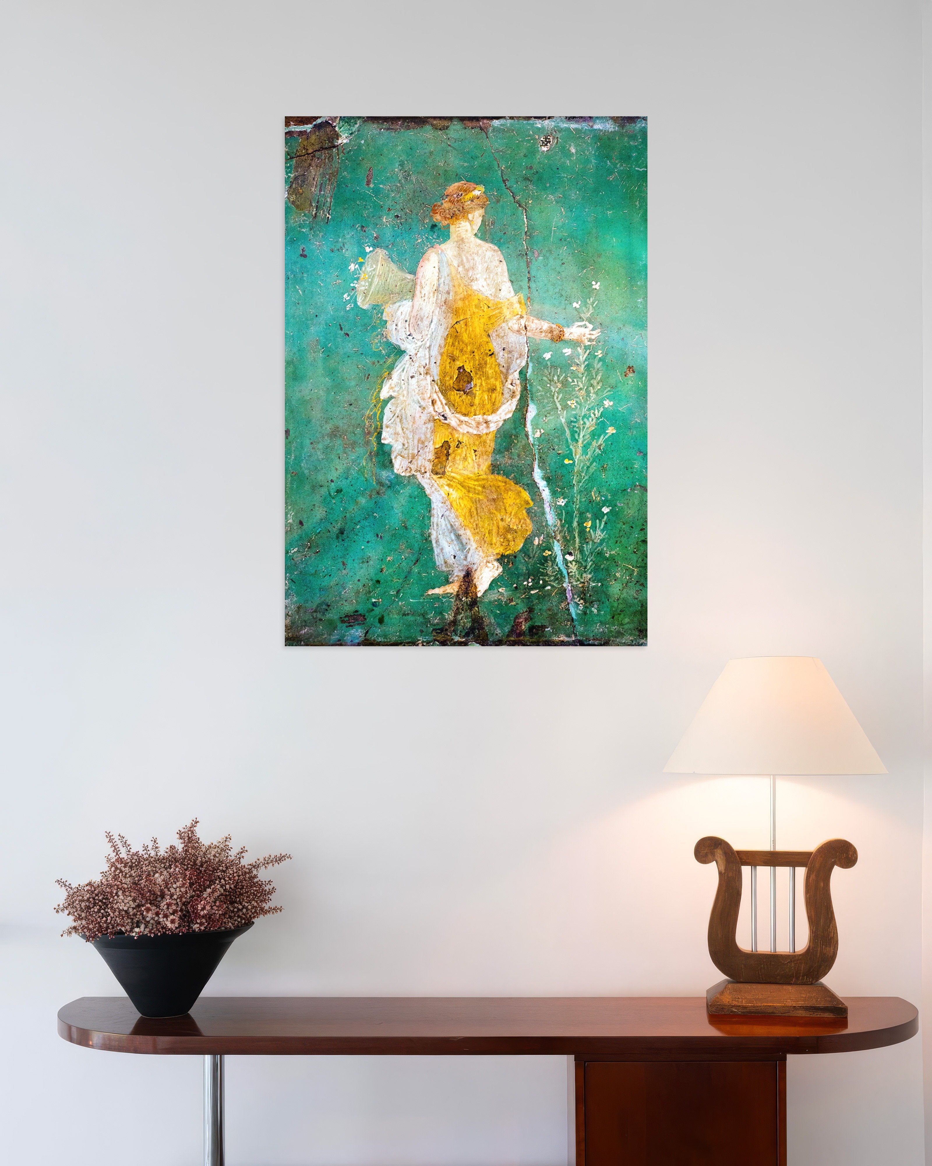 Poster of Flora Wall Fresco – Stabiae - Ancient Roman Painting Poster