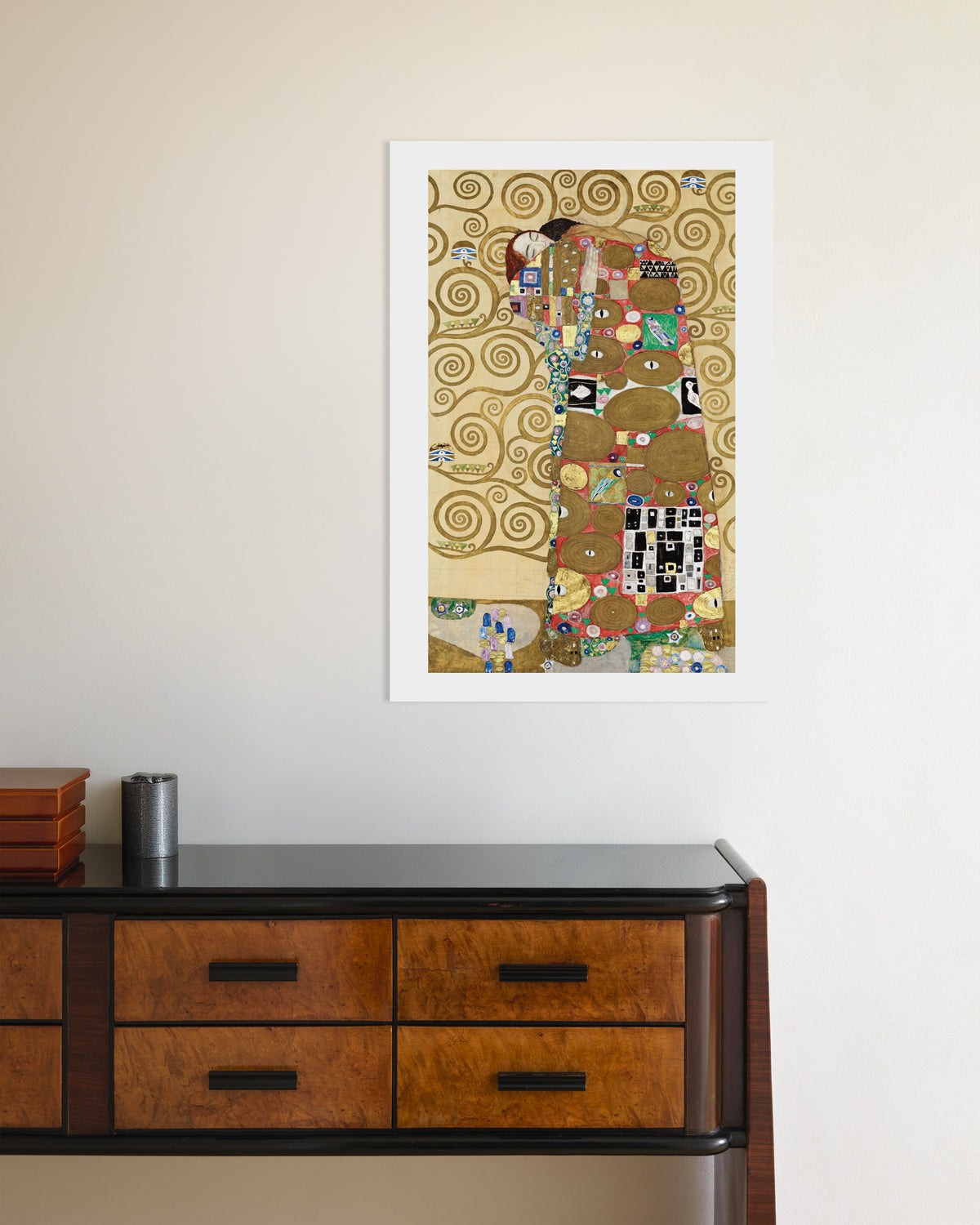 Poster van Vervulling, Stoclet-fries (1910–1911) van Gustav Klimt