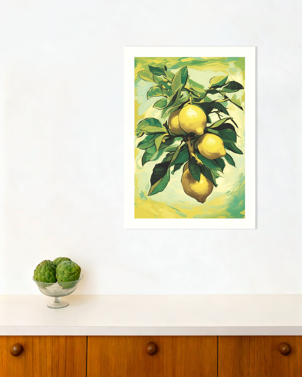 Poster van Citroenen uit Sorrento
