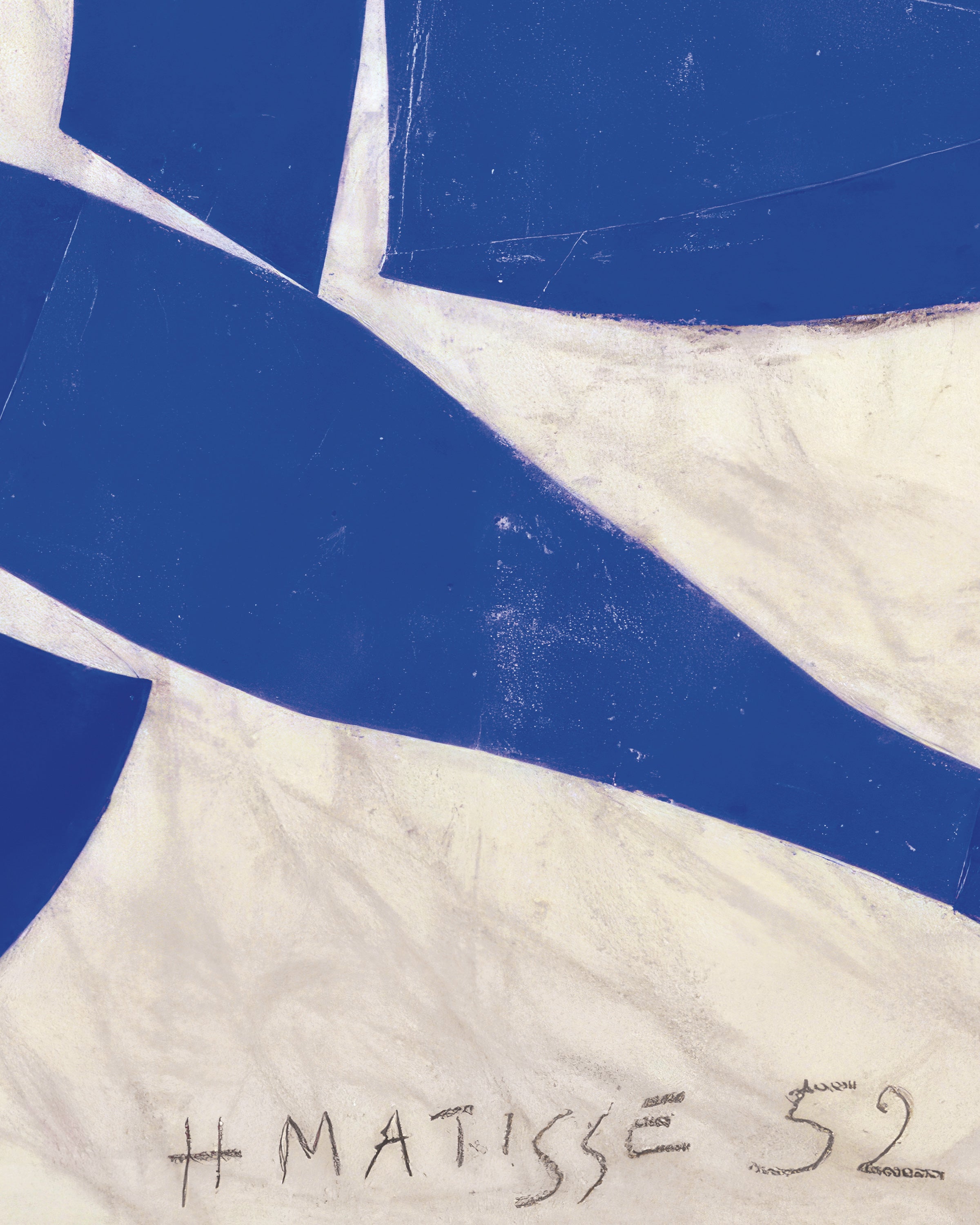 Matisse blauwe naakt set, I tot IV posters