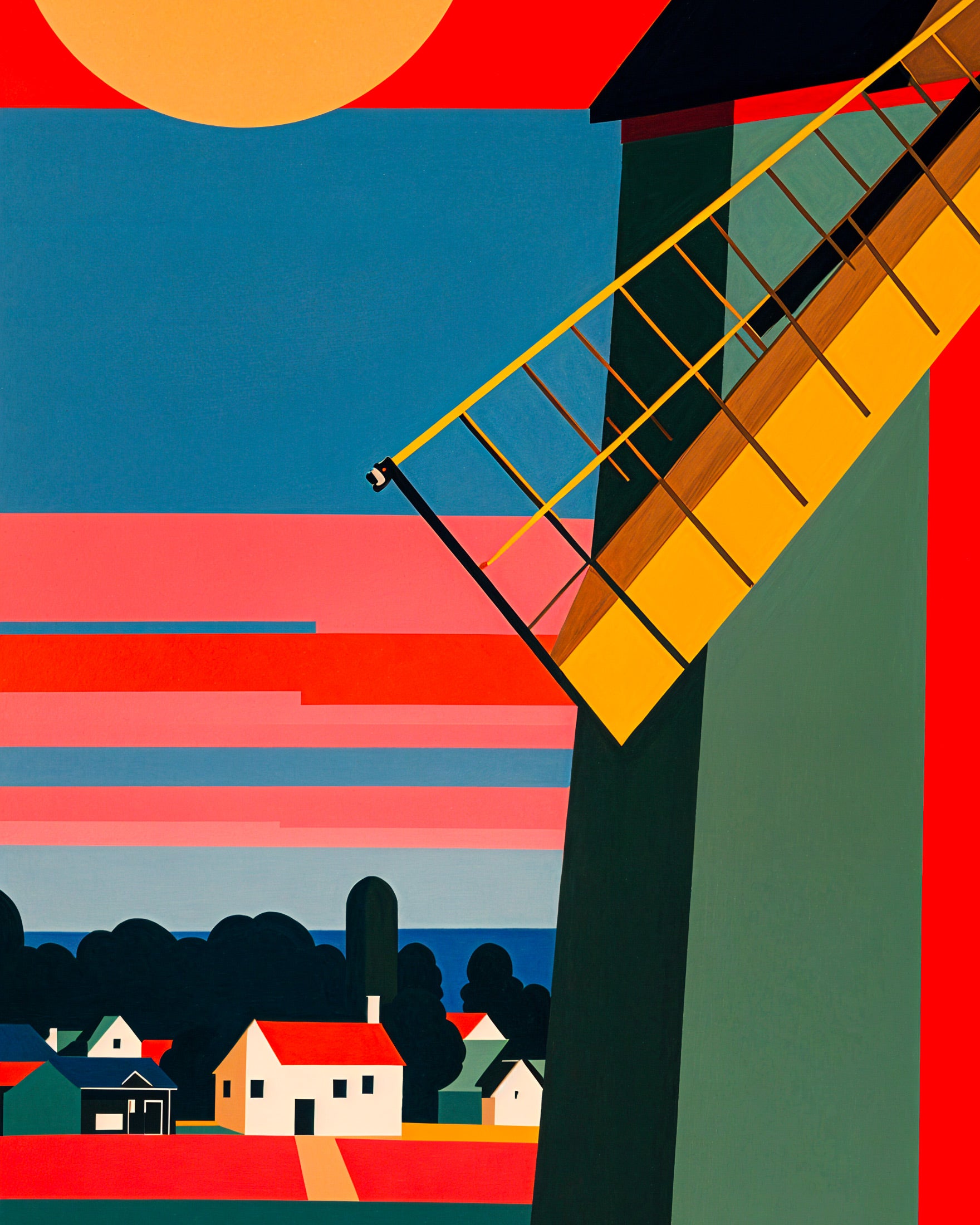 Molen, Nederland - Poster