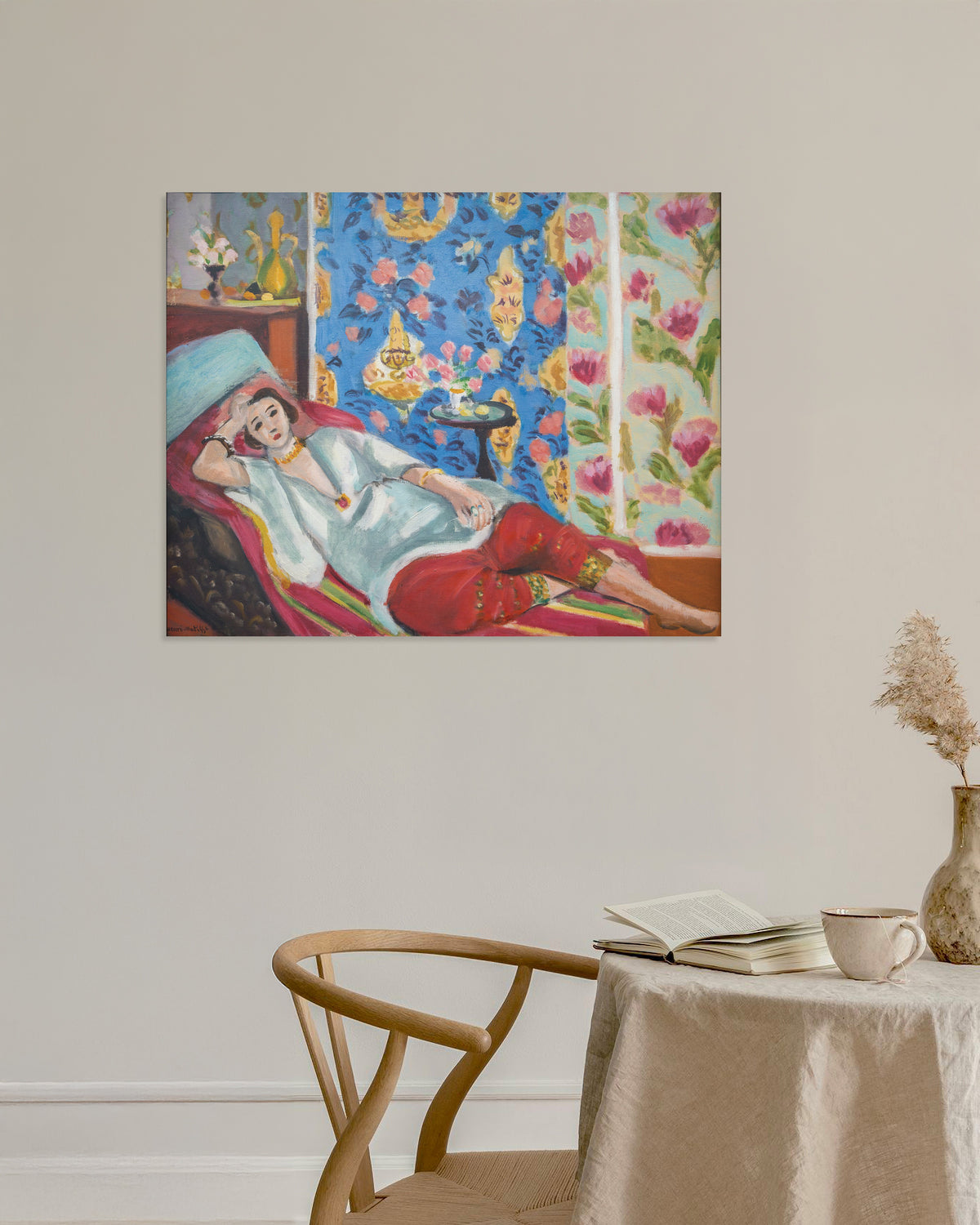 Poster van Odalisque met rode pofbroek (1924-1925) van Henri Matisse