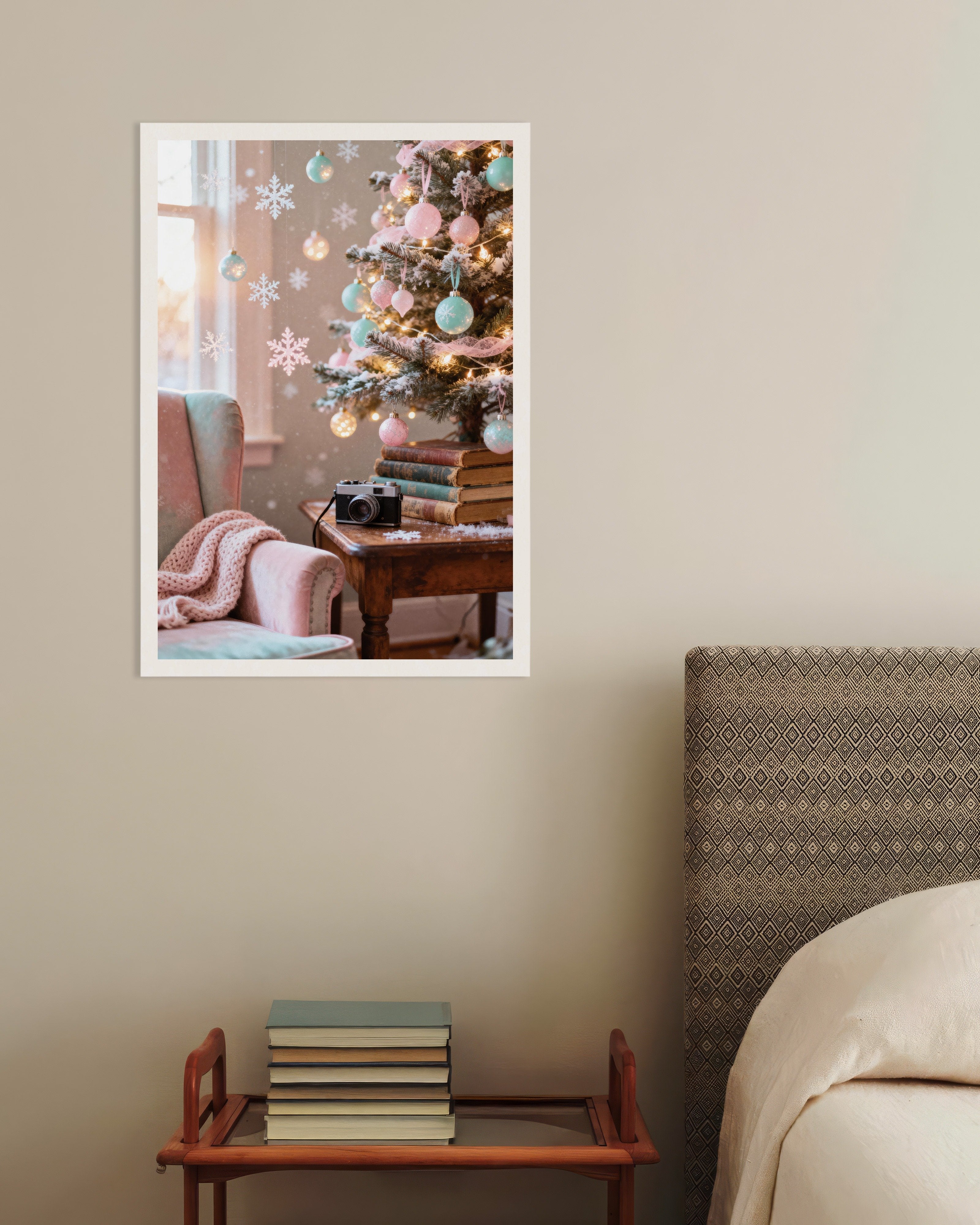 Poster of Pastel Christmas tree poster