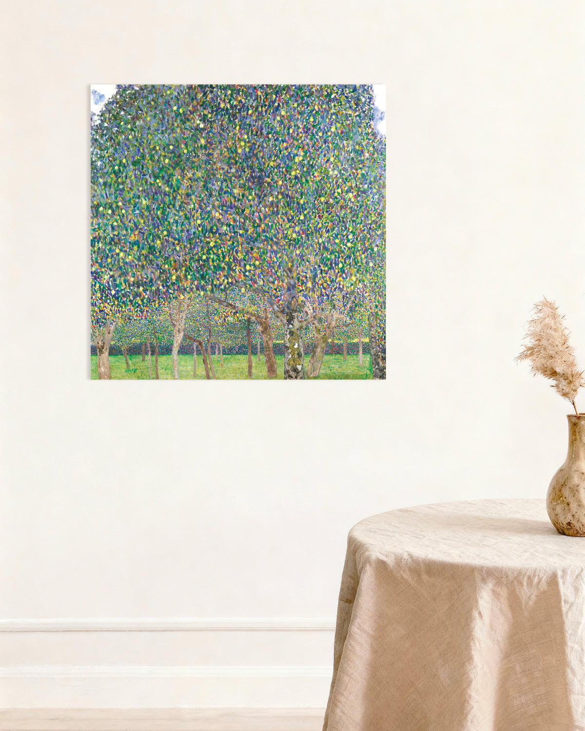 Poster De perenboom (1903) van Gustav Klimt