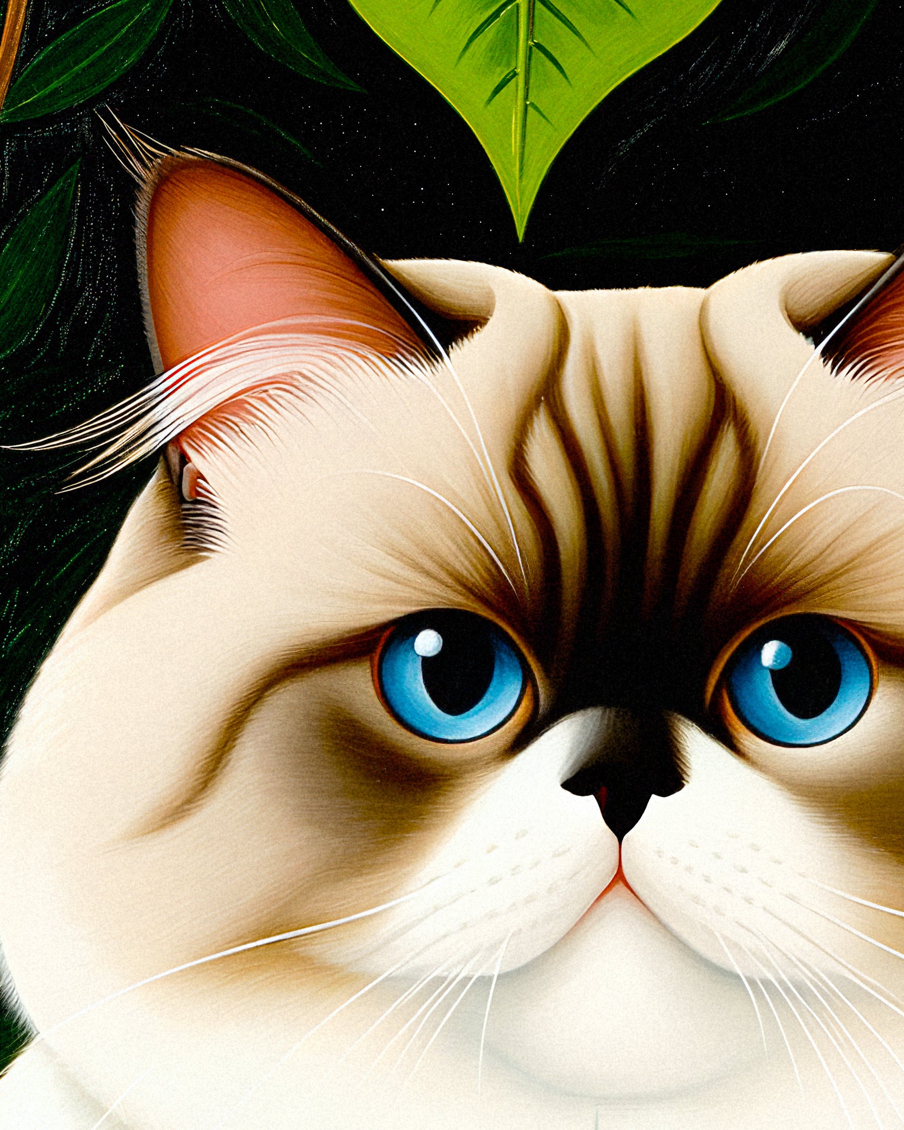 Portret van een Perzische Kat - Poster