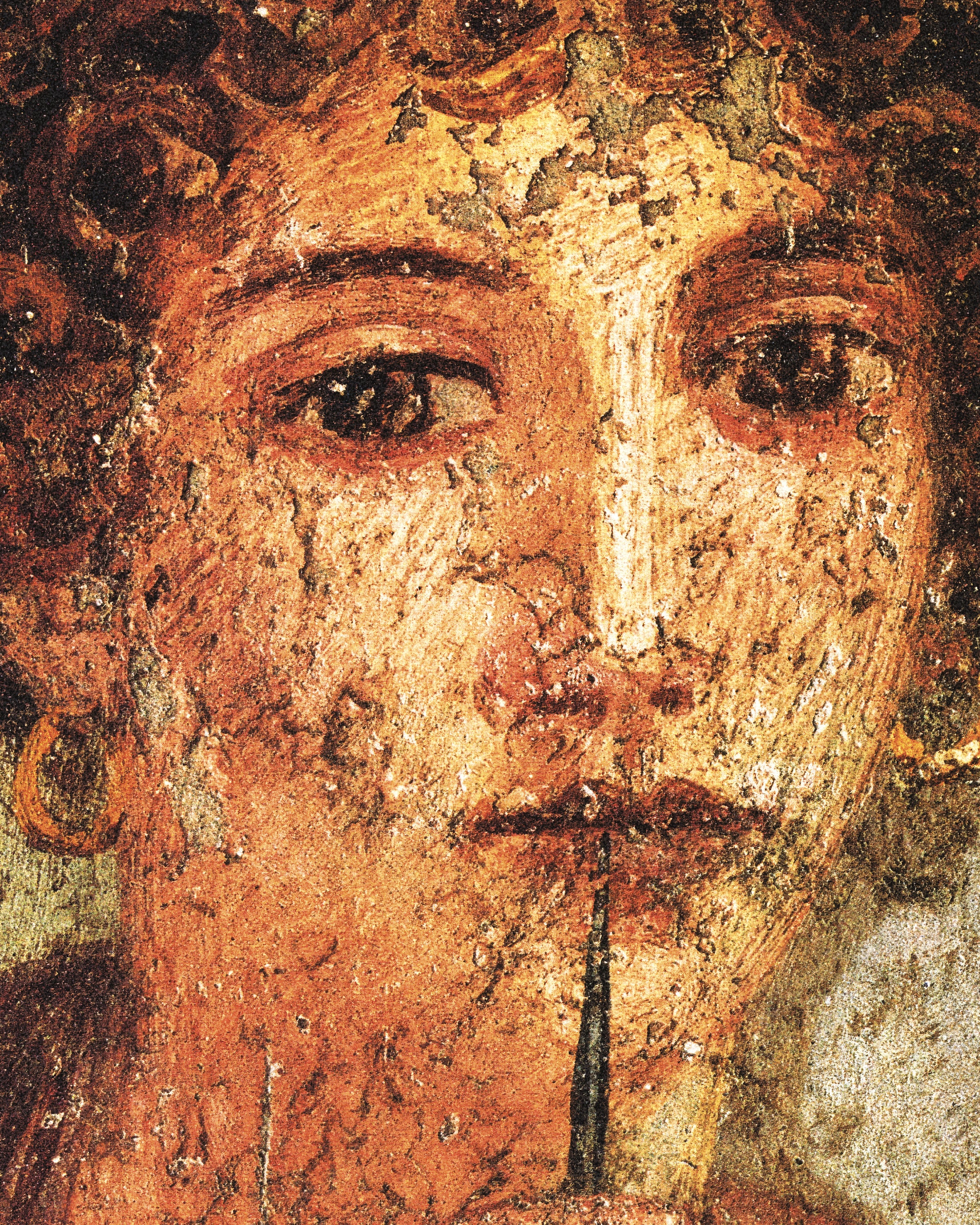 Sappho fresco detail poster