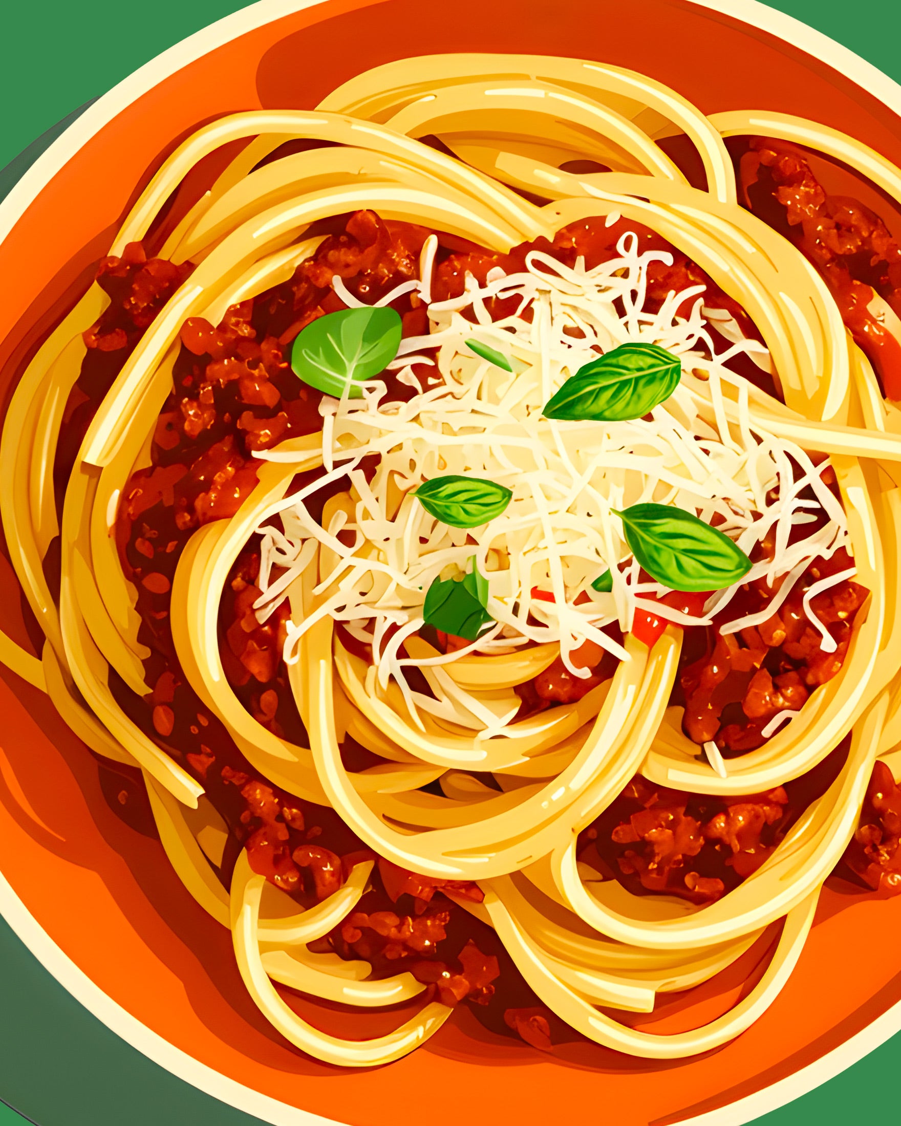 Spaghetti Bolognese, Italiaans restaurant - Poster