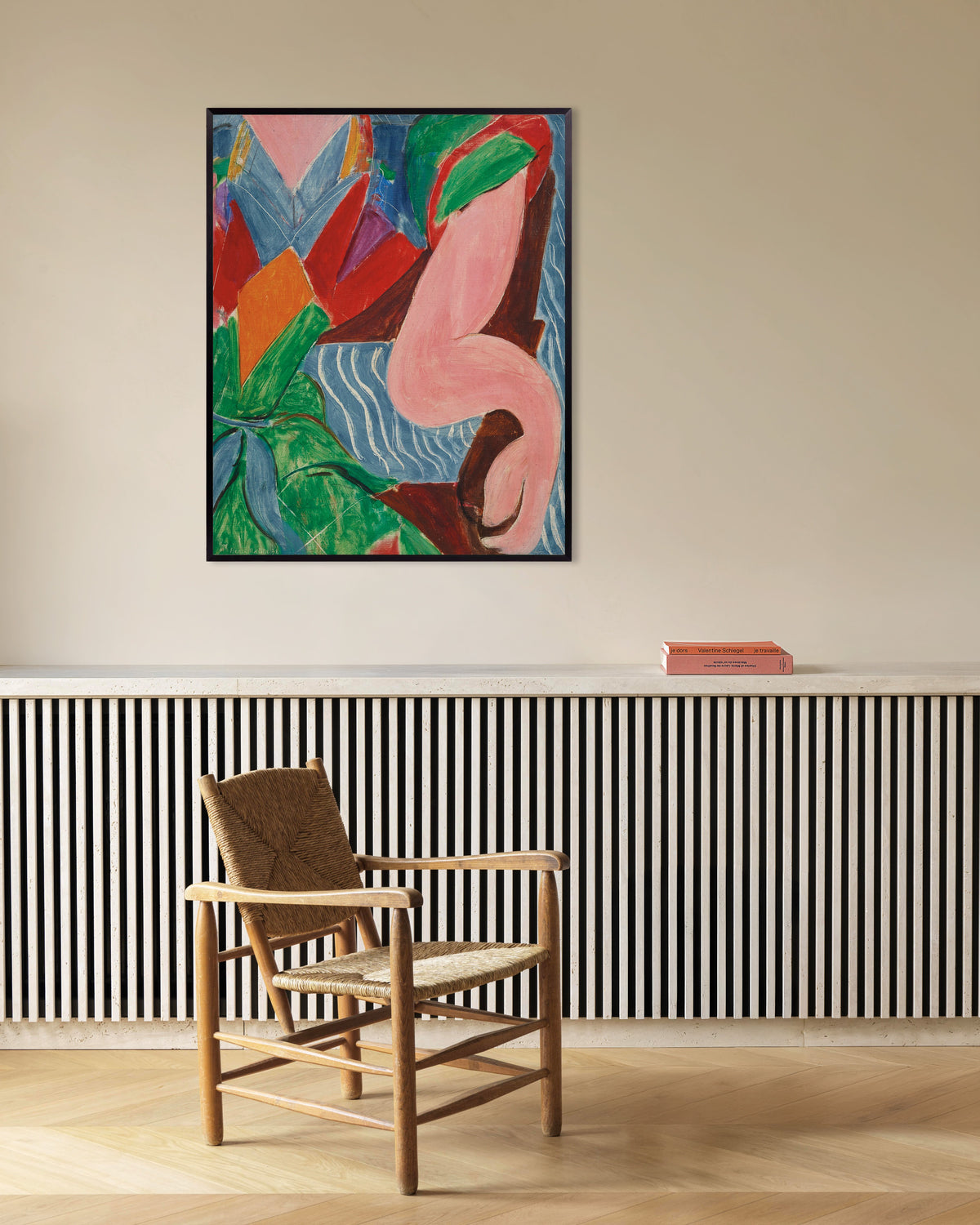 Poster van De arm (1938) van Henri Matisse, met metalen lijst