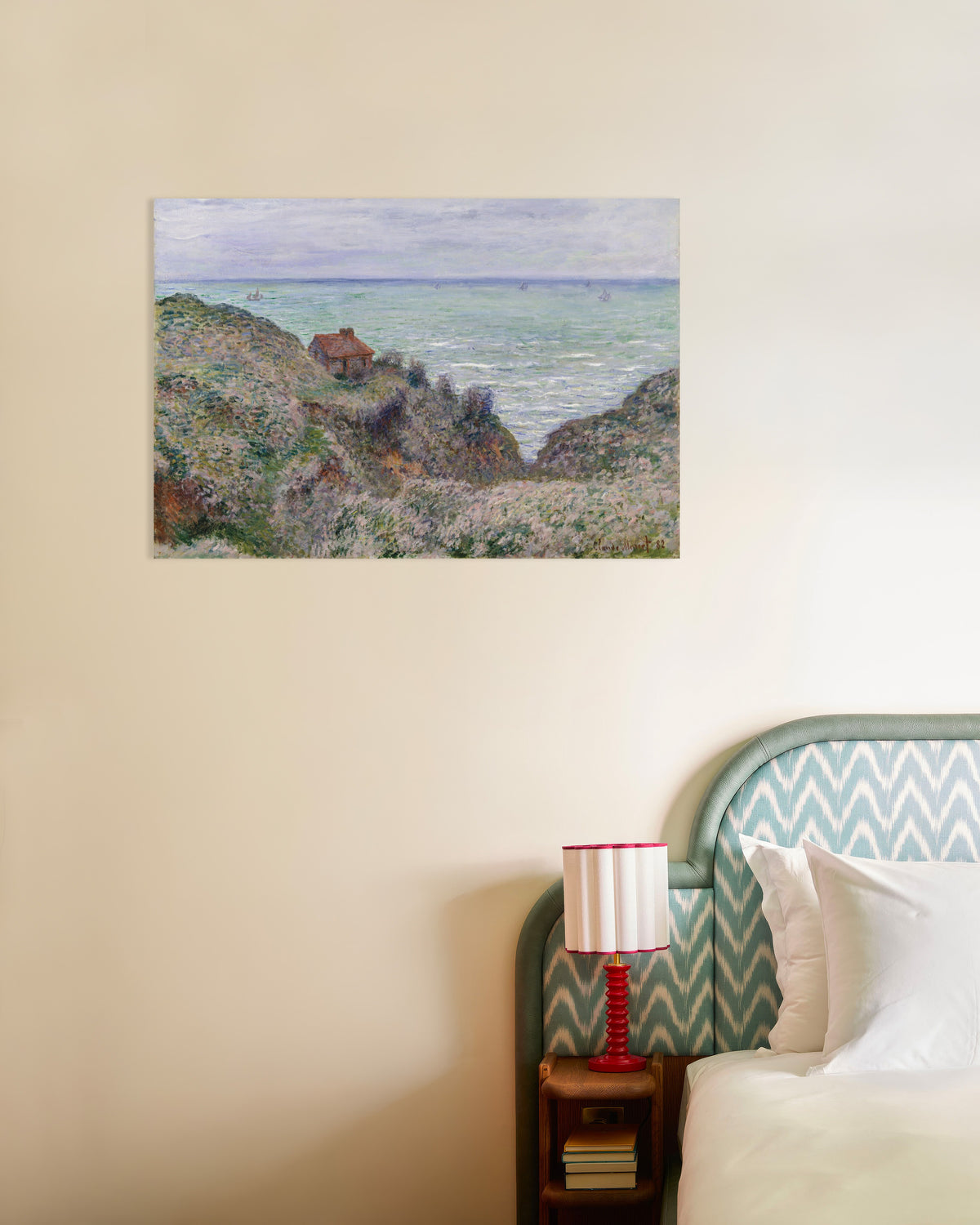 Poster Het huisje van de douanier (1882) van Claude Monet
