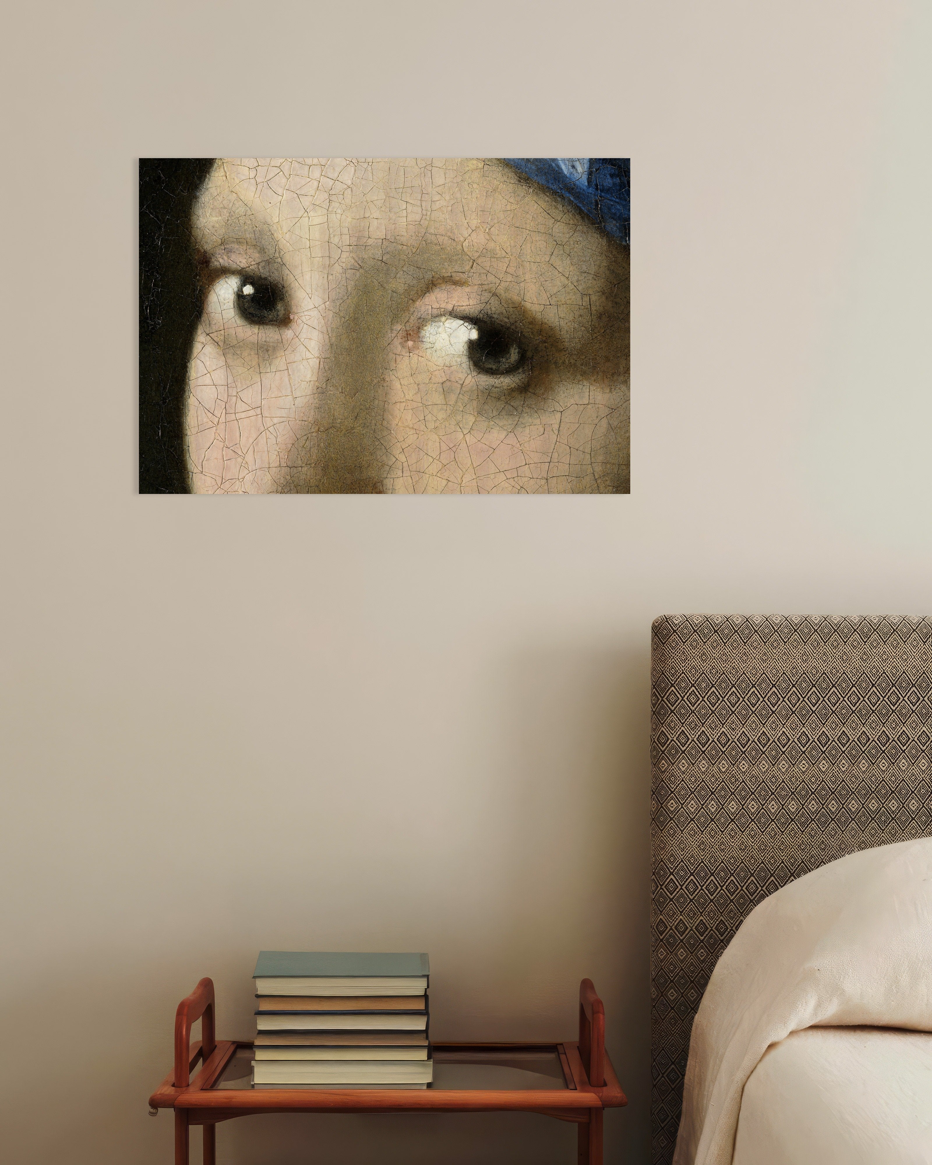 Poster of The Gaze - Eyes from Vermeer’s Girl with a Pearl Earring