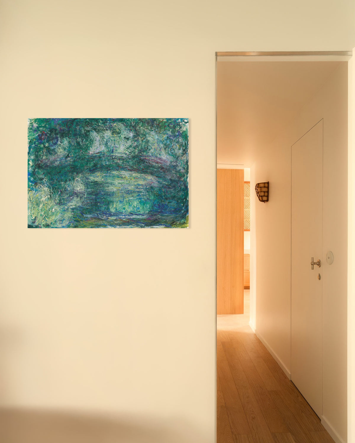 Poster De Japanse brug (1918–1924) van Claude Monet