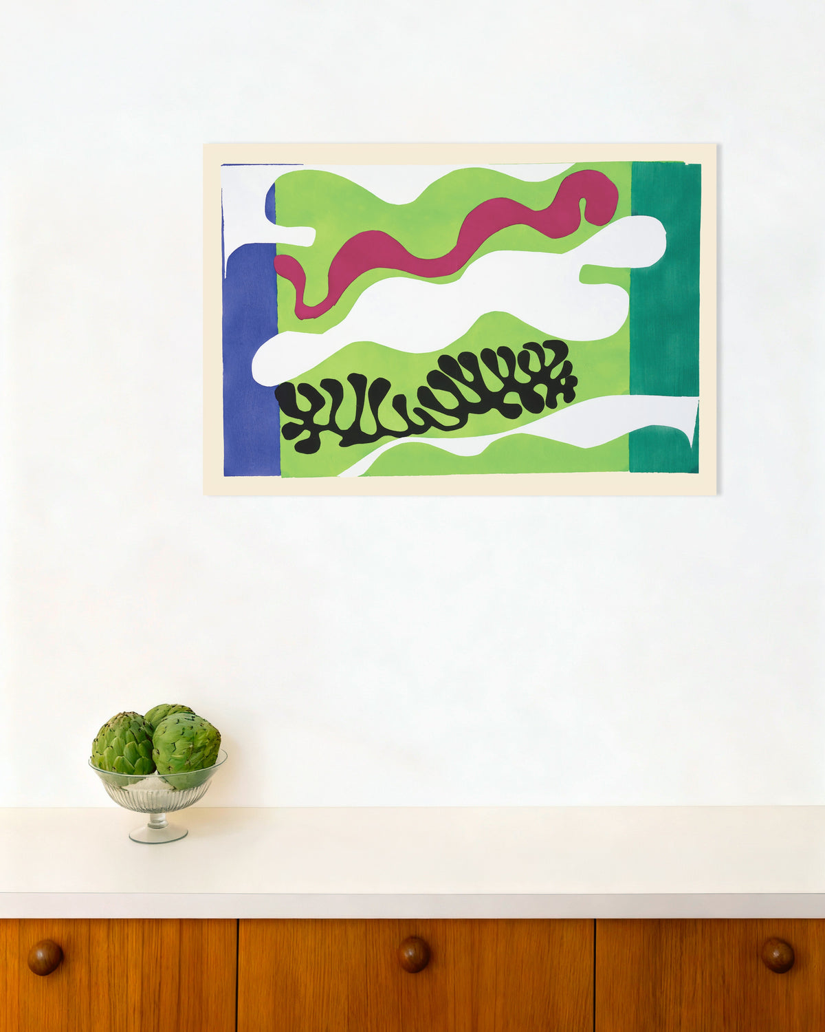 Poster van De lagune in groen (Jazz, 1947) van Henri Matisse