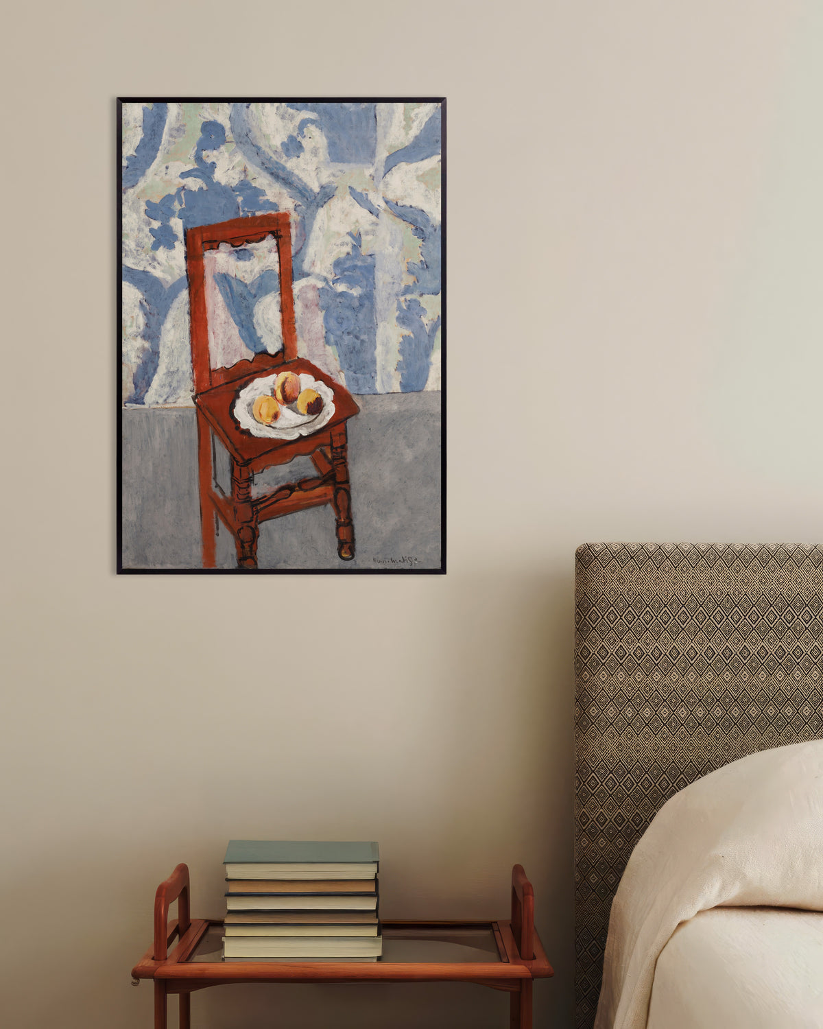 Poster van De Lorraine-stoel (1919) van Henri Matisse, met metalen lijst