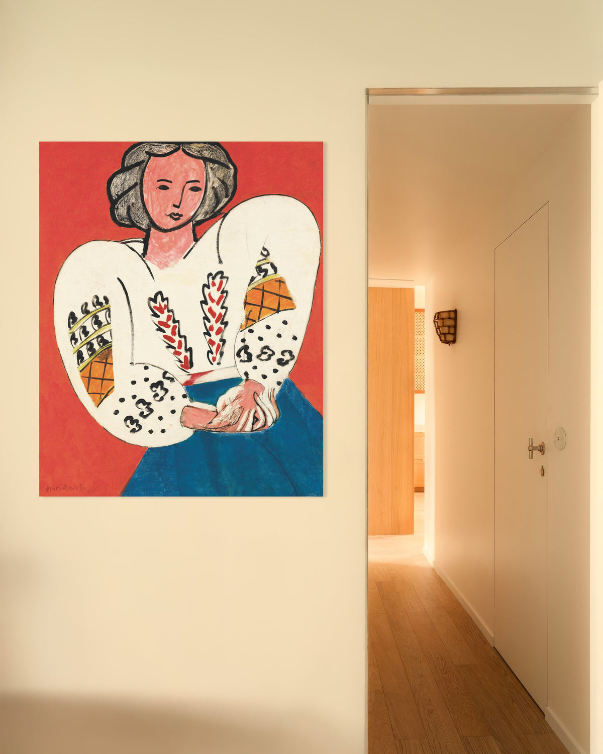 Poster van De Roemeense blouse (1940) van Henri Matisse