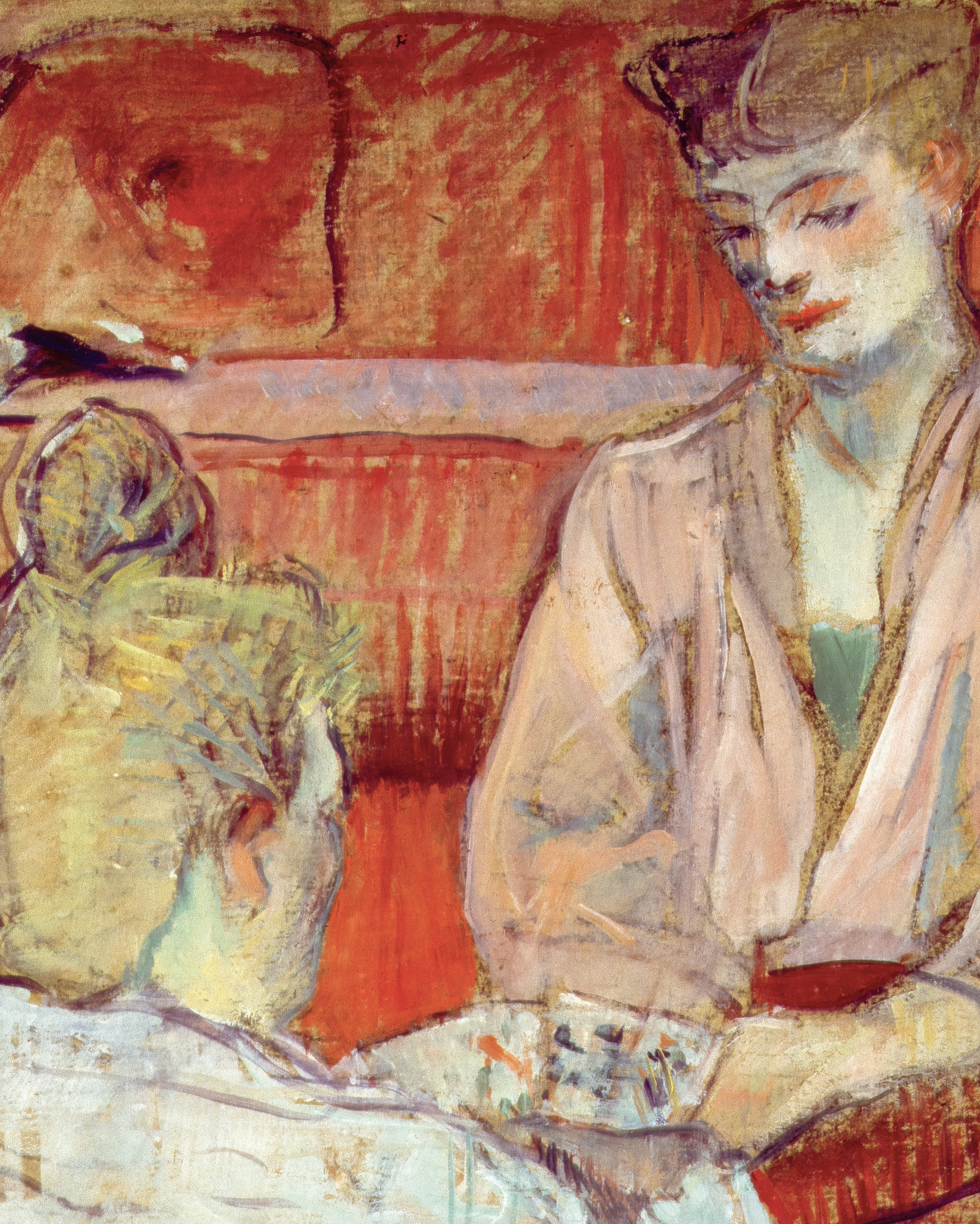 De kaartspelers door Henri de Toulouse-Lautrec, 1893 - Poster