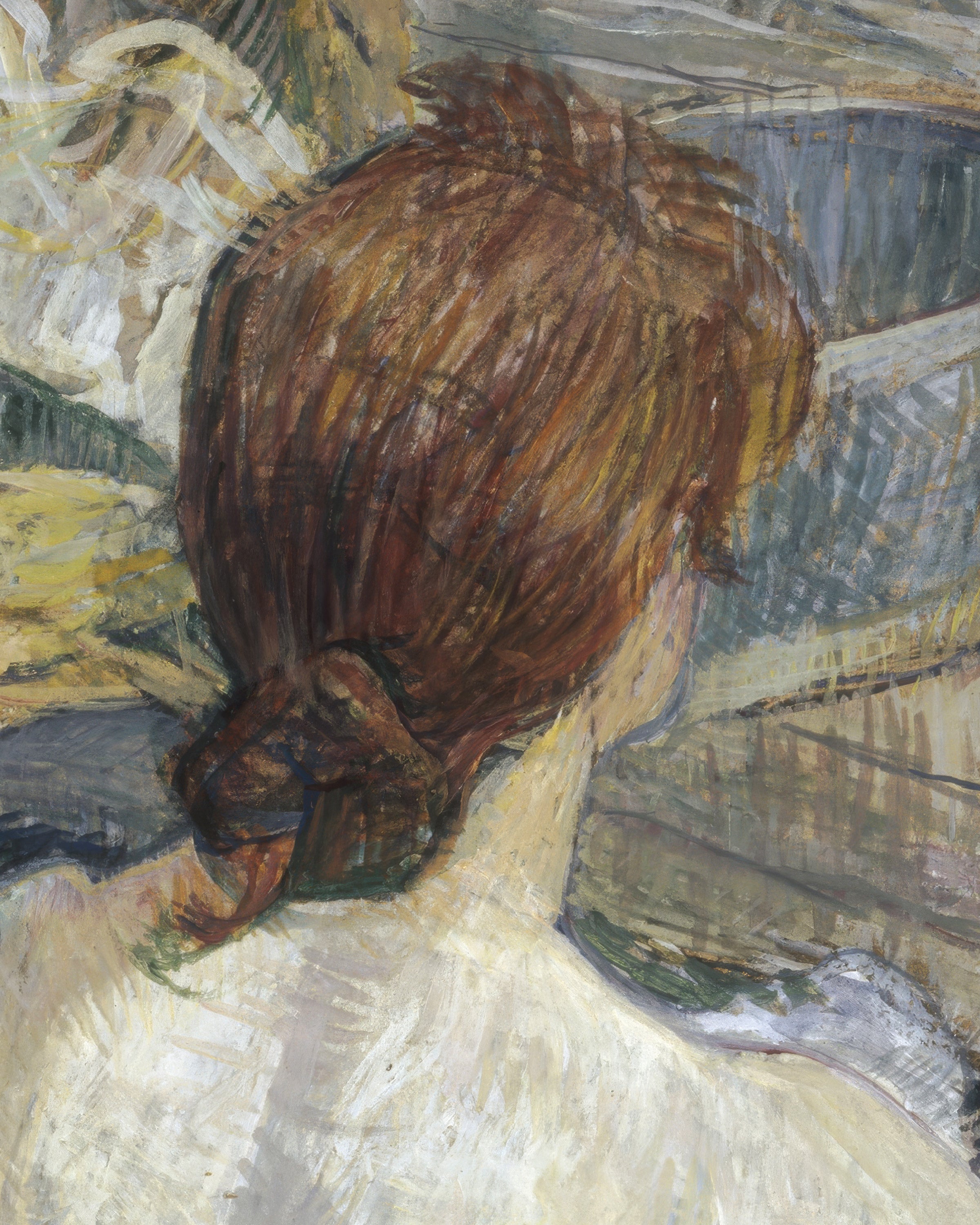 Rousse (La Toilette), 1889 door Henri de Toulouse-Lautrec Poster