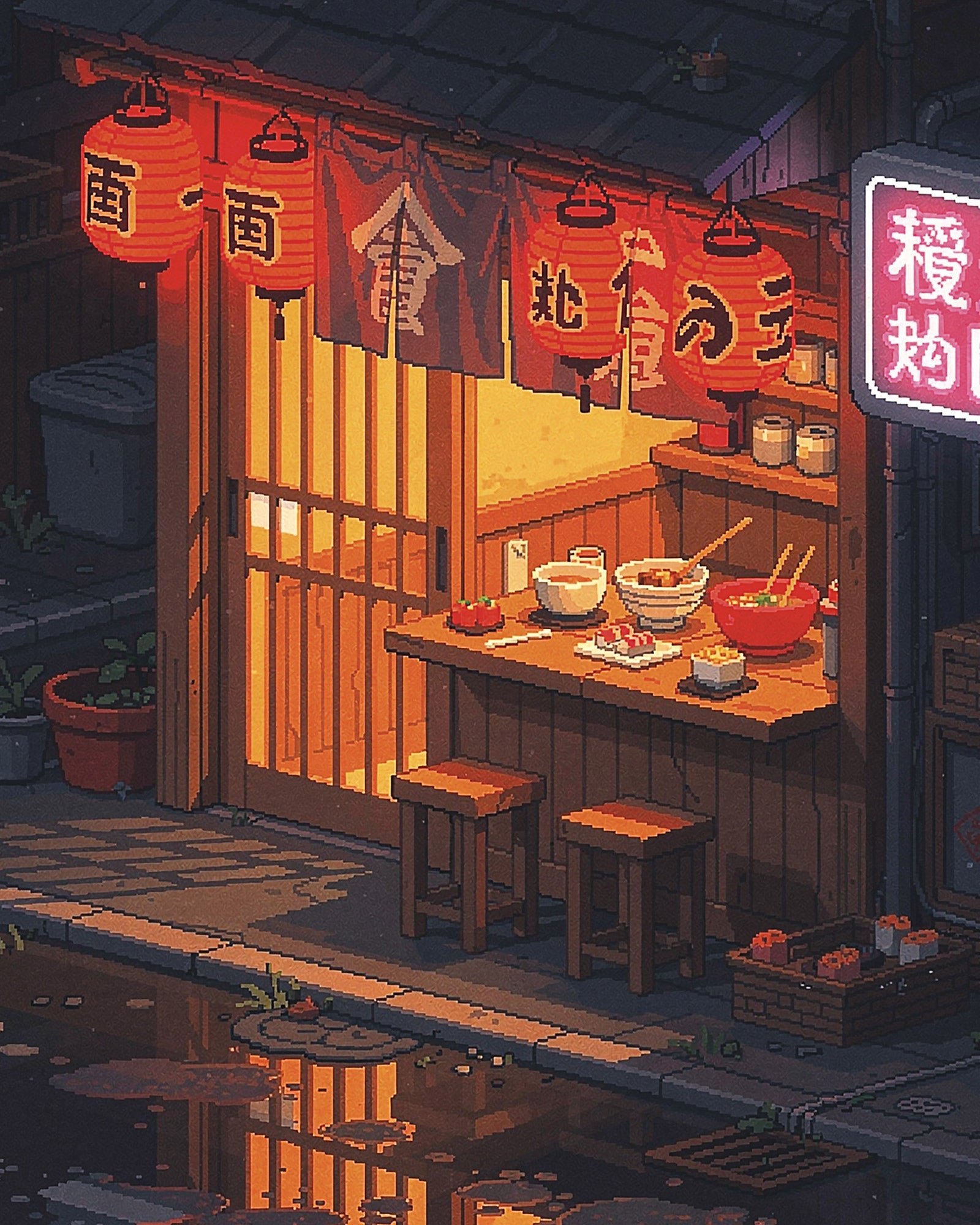 pixel art posters collection