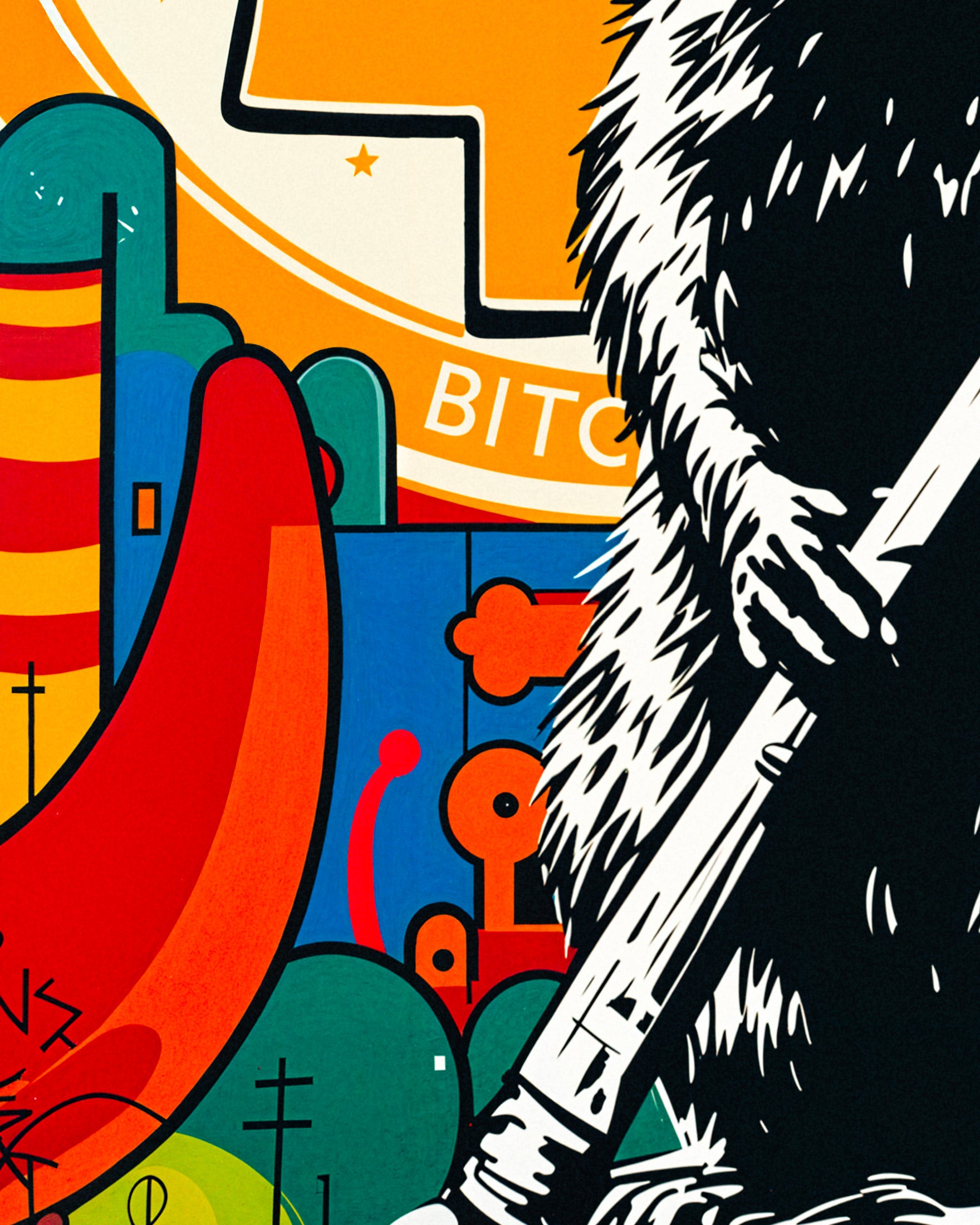 Straatkunst Poster