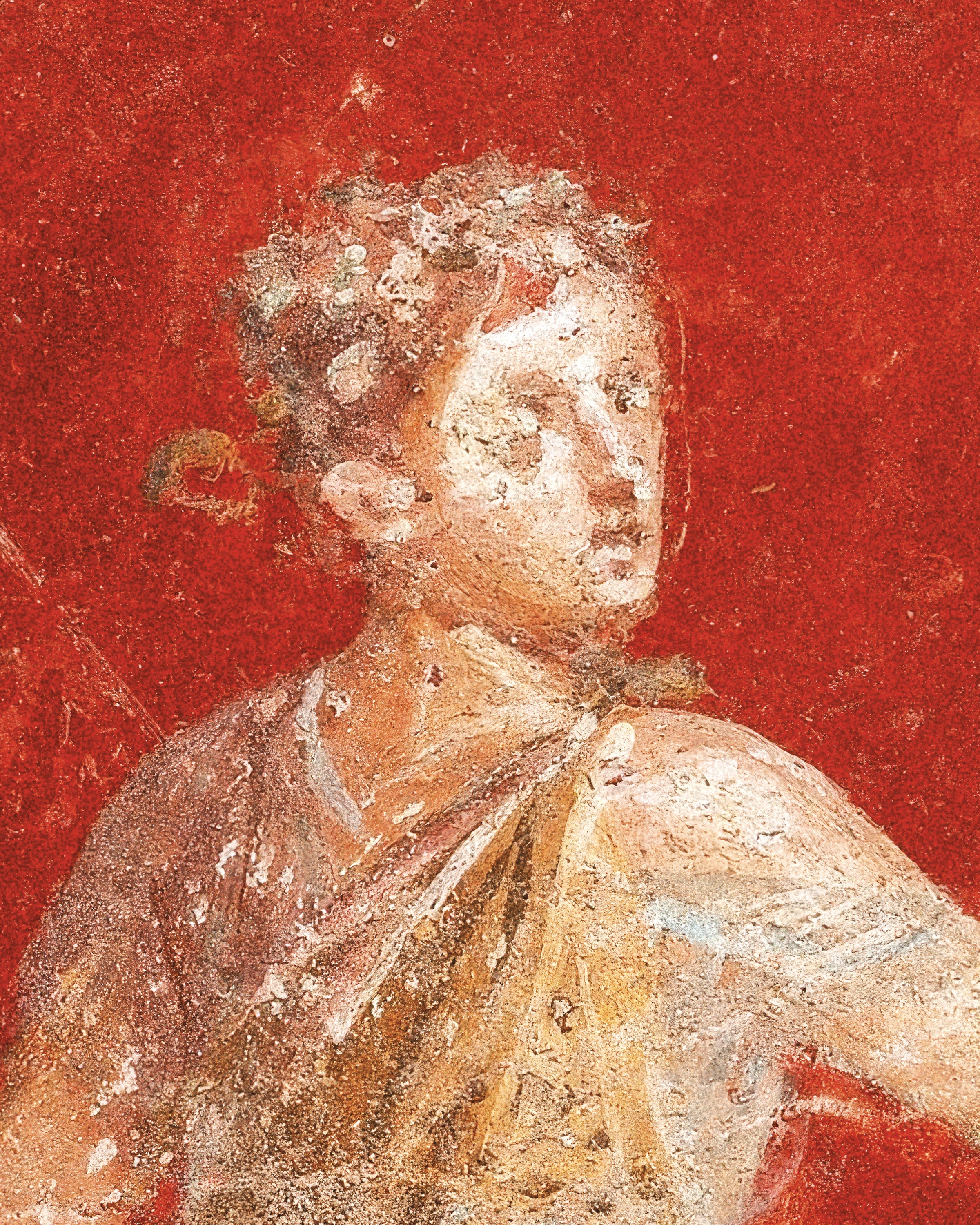 Vliegende Maenade fresco poster