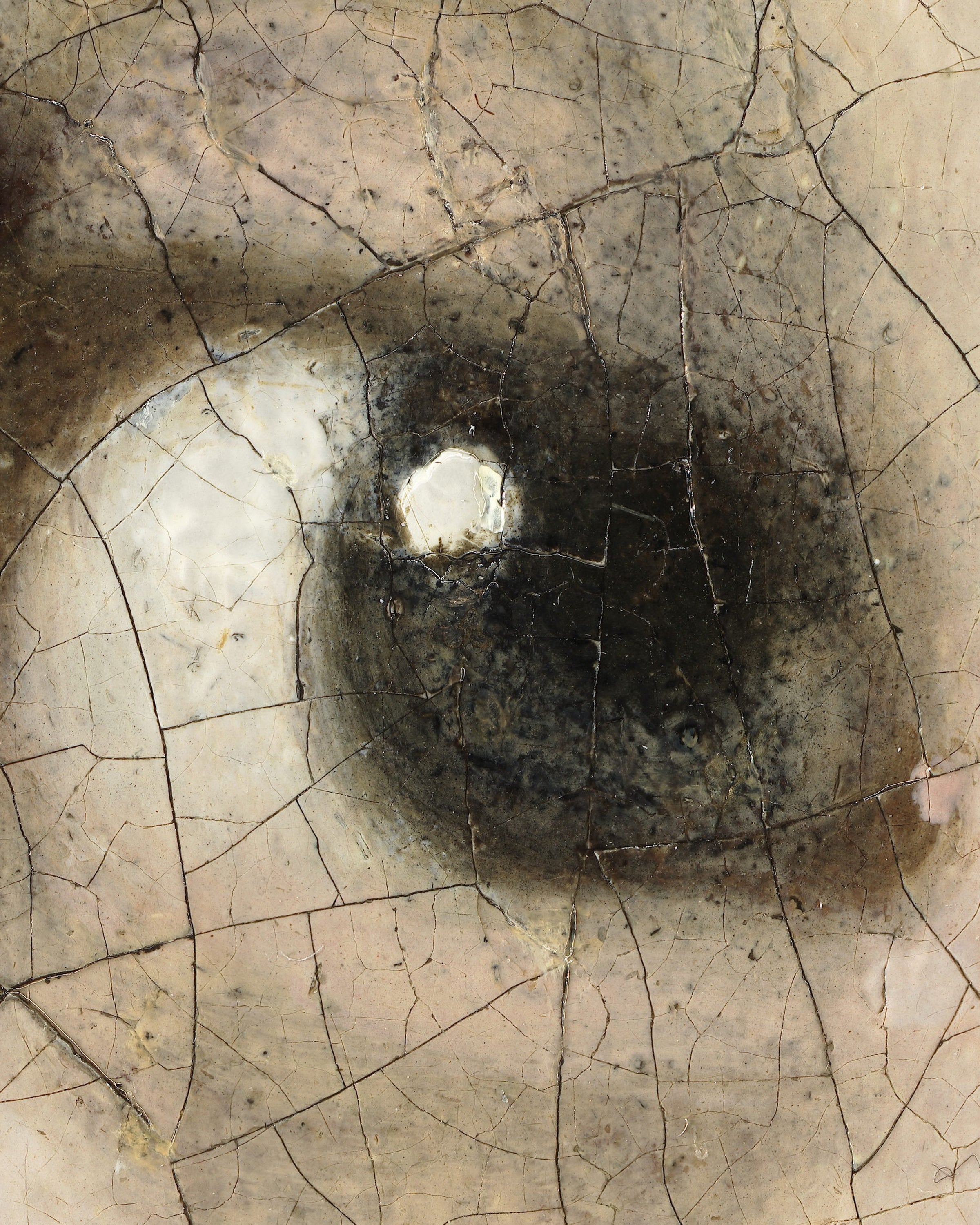 De Iris - Detail uit Vermeers Meisje met de parel - Poster