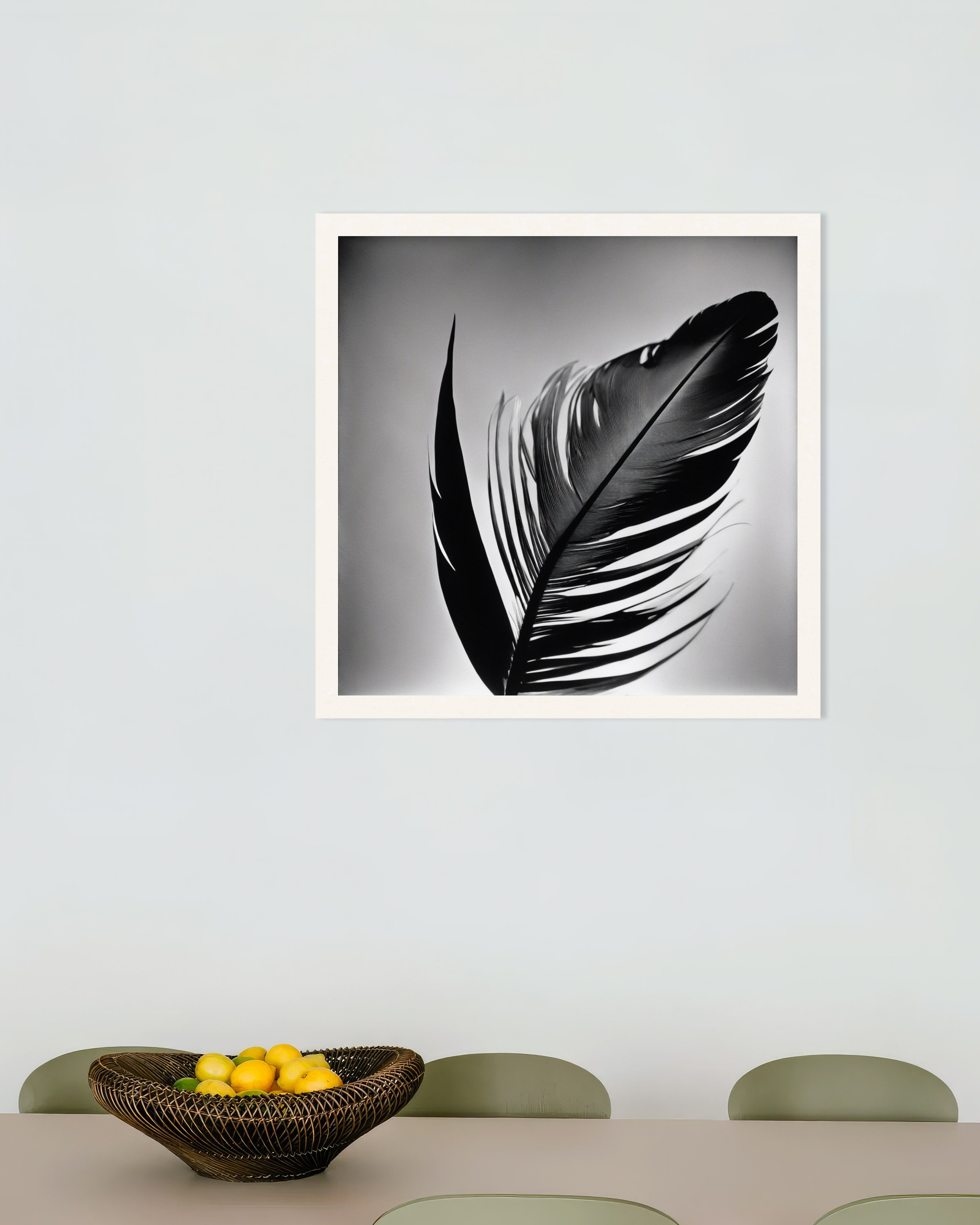Poster of Abstract photographs based on elements of nature and geometric patterns, Feather - Poster