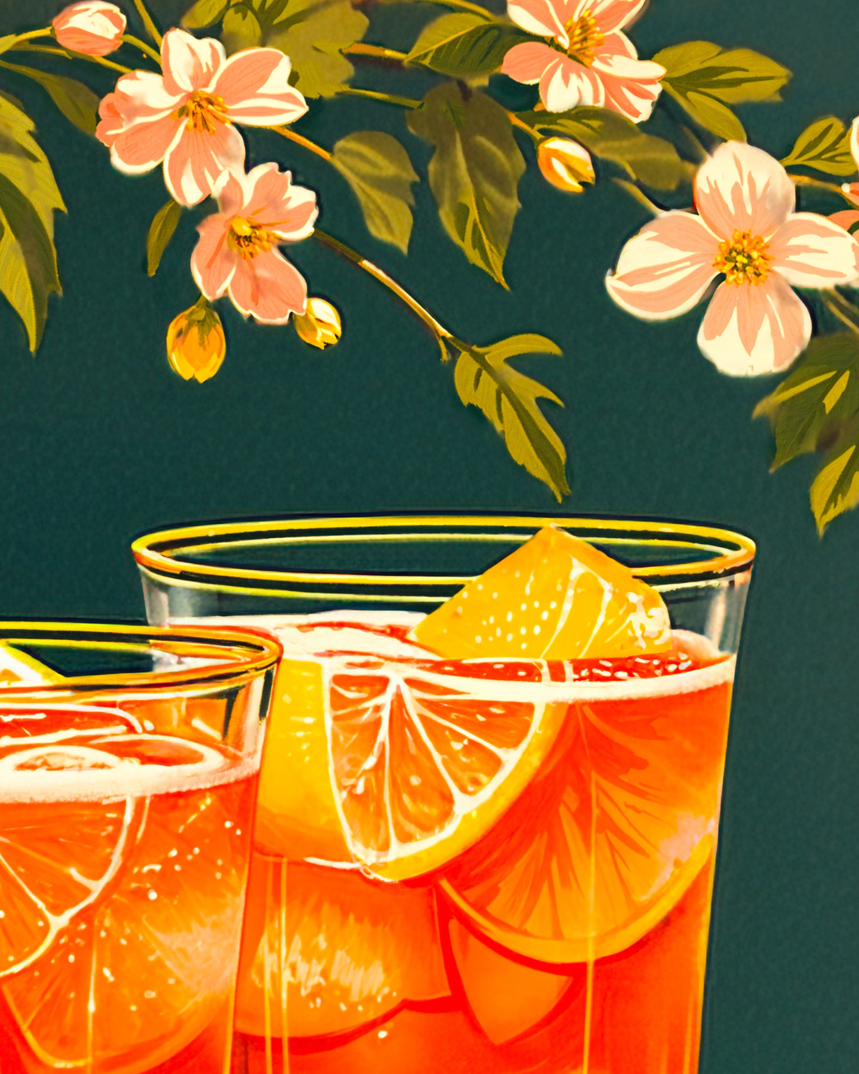 Aperol Spritz, vintage poster