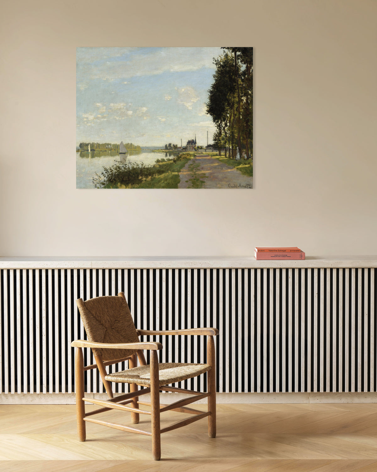 Poster Argenteuil (ca. 1872) van Claude Monet