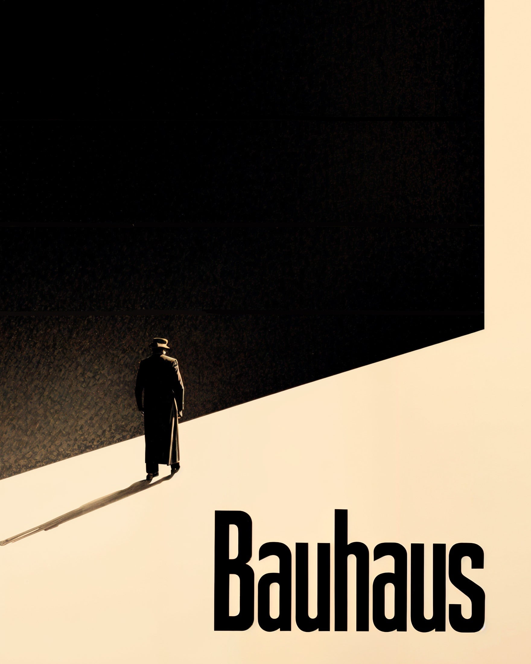 Bauhaus poster, geconfronteerd met het onbekende
