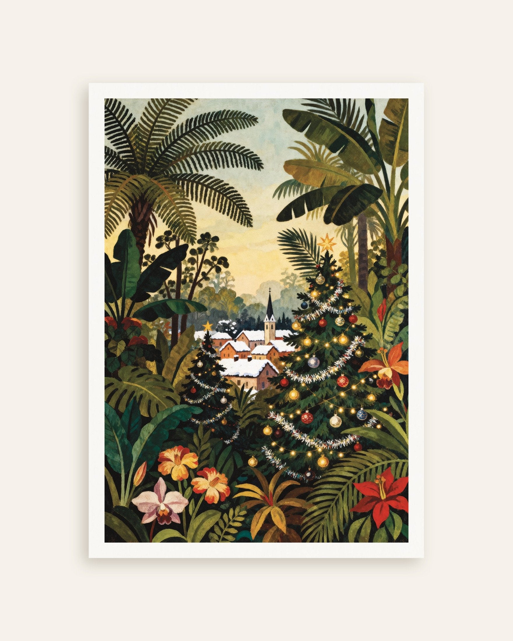 Poster of Christmas village poster, thumbnail