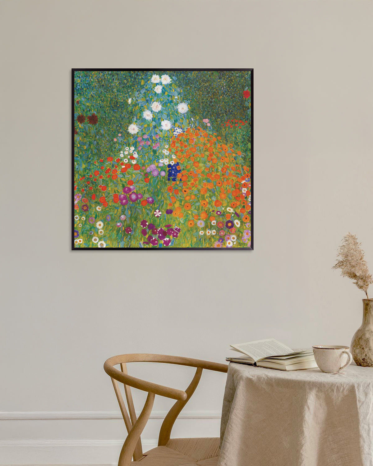Poster Boerentuin (1905–1907) van Gustav Klimt met metalen lijst