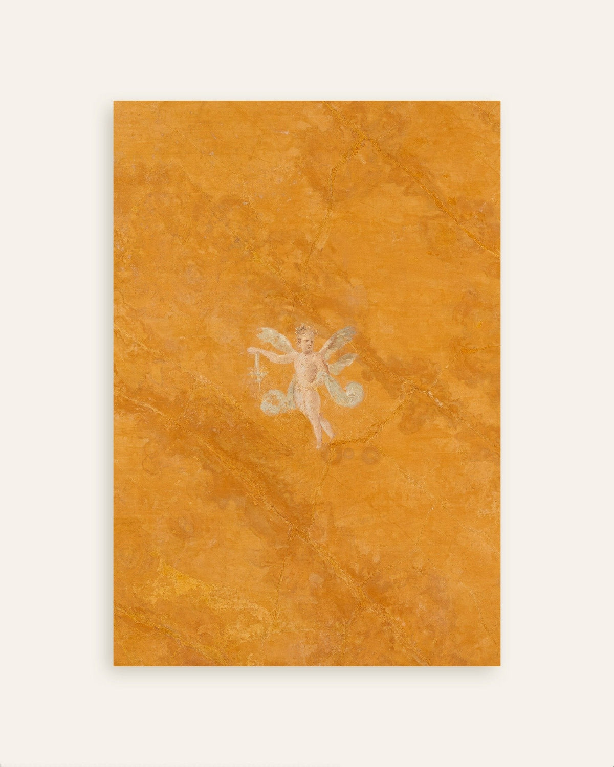 Poster van het Cupido-fresco uit Boscoreale bij Pompeii