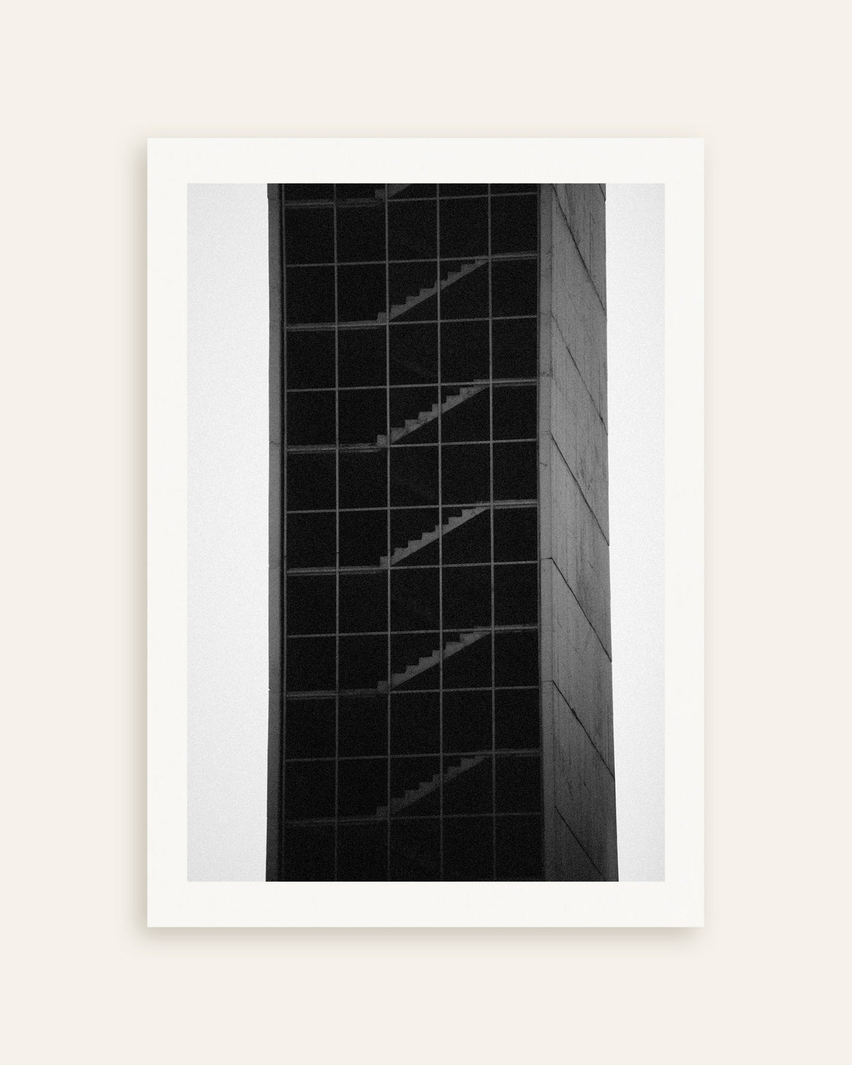Poster ‘Glazen trappentoren’, miniatuur