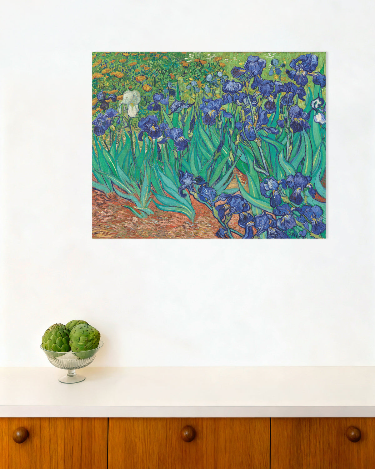 Poster van Irissen (1889) van Vincent van Gogh
