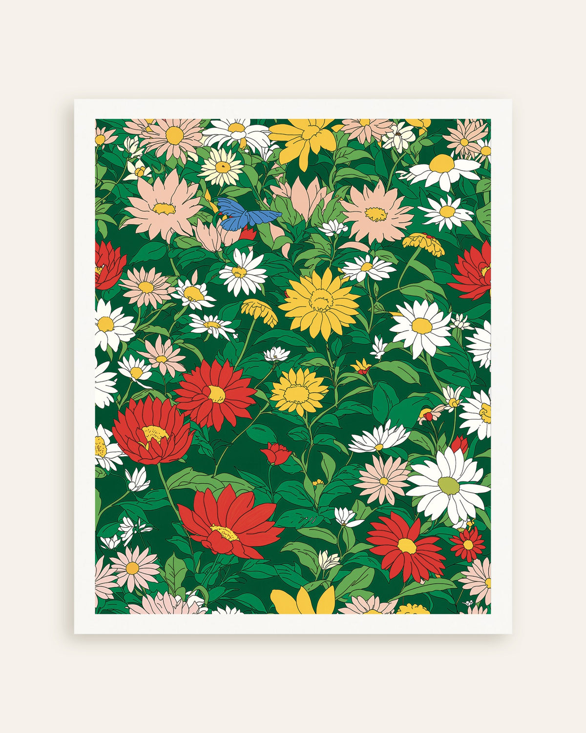 Poster met Japanse animatiestudio, Bloem, miniatuur