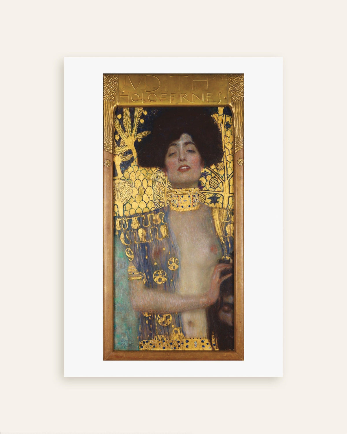 Poster Judith I (1901) van Gustav Klimt, miniatuur