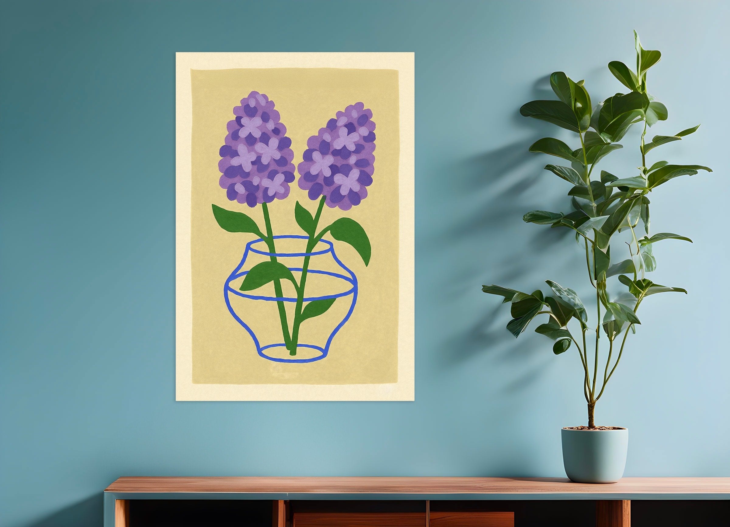 Poster of Lilac print