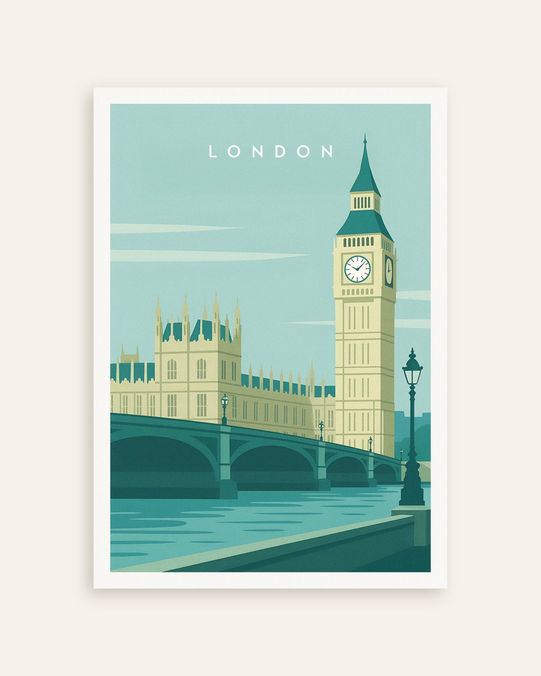 Poster of London Big Ben Wall Art Print, thumbnail