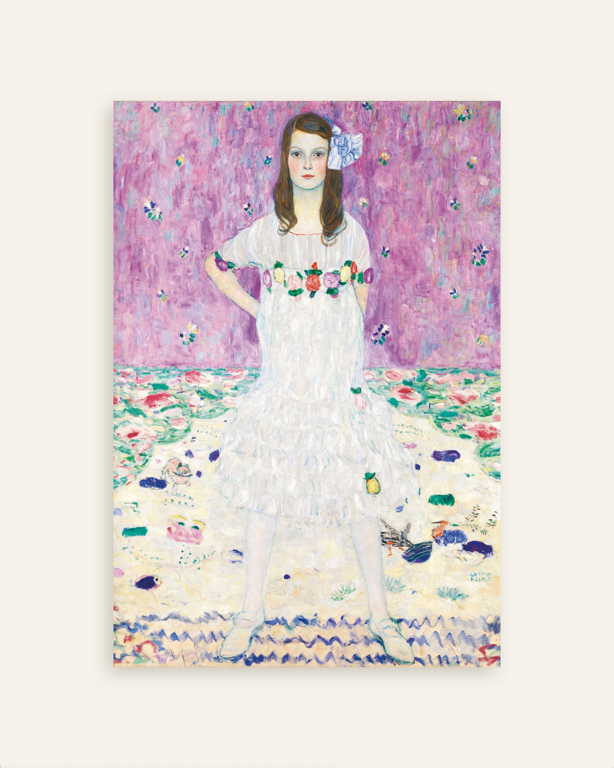 Poster Mäda Primavesi (1912–1913) van Gustav Klimt, miniatuur