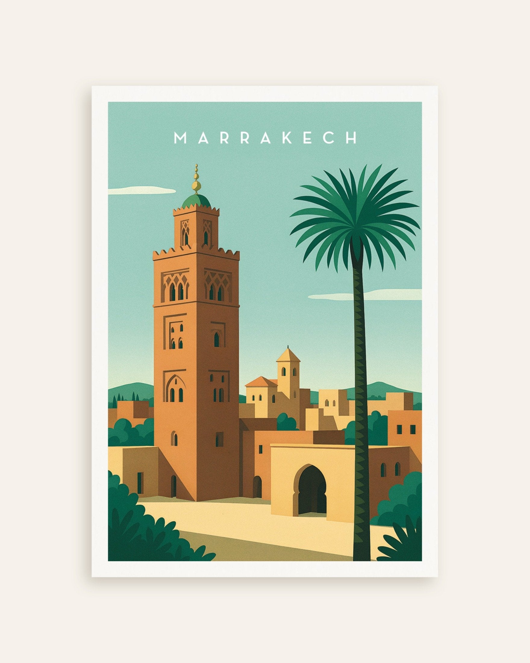 Poster of Marrakech Wall Art Print, thumbnail